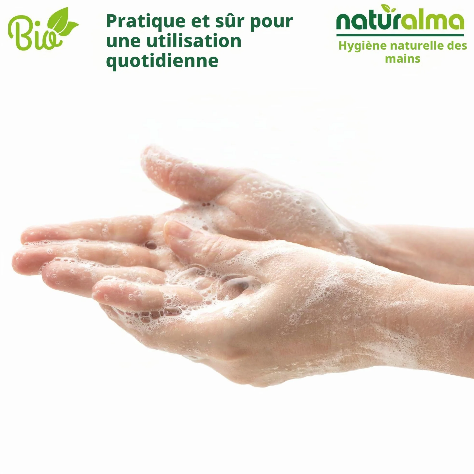 Savon artisanal végétal TEA TREE ET HUILE DE NEEM Bio 2 x 100g Naturalma