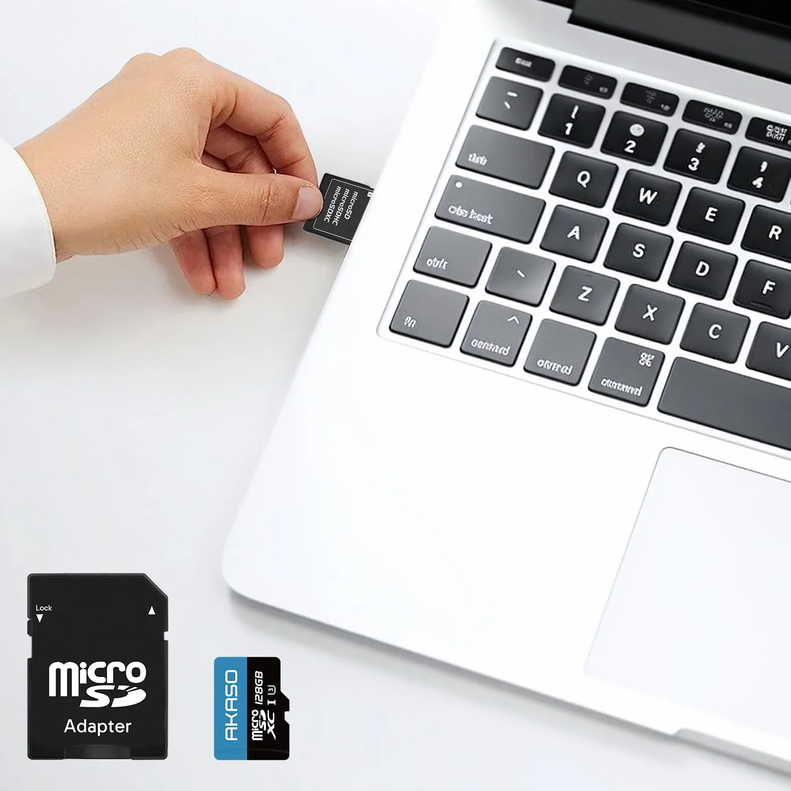 AKASO Carte Mémoire MicroSDXC 128 Go U3 Compatible Caméra Sport