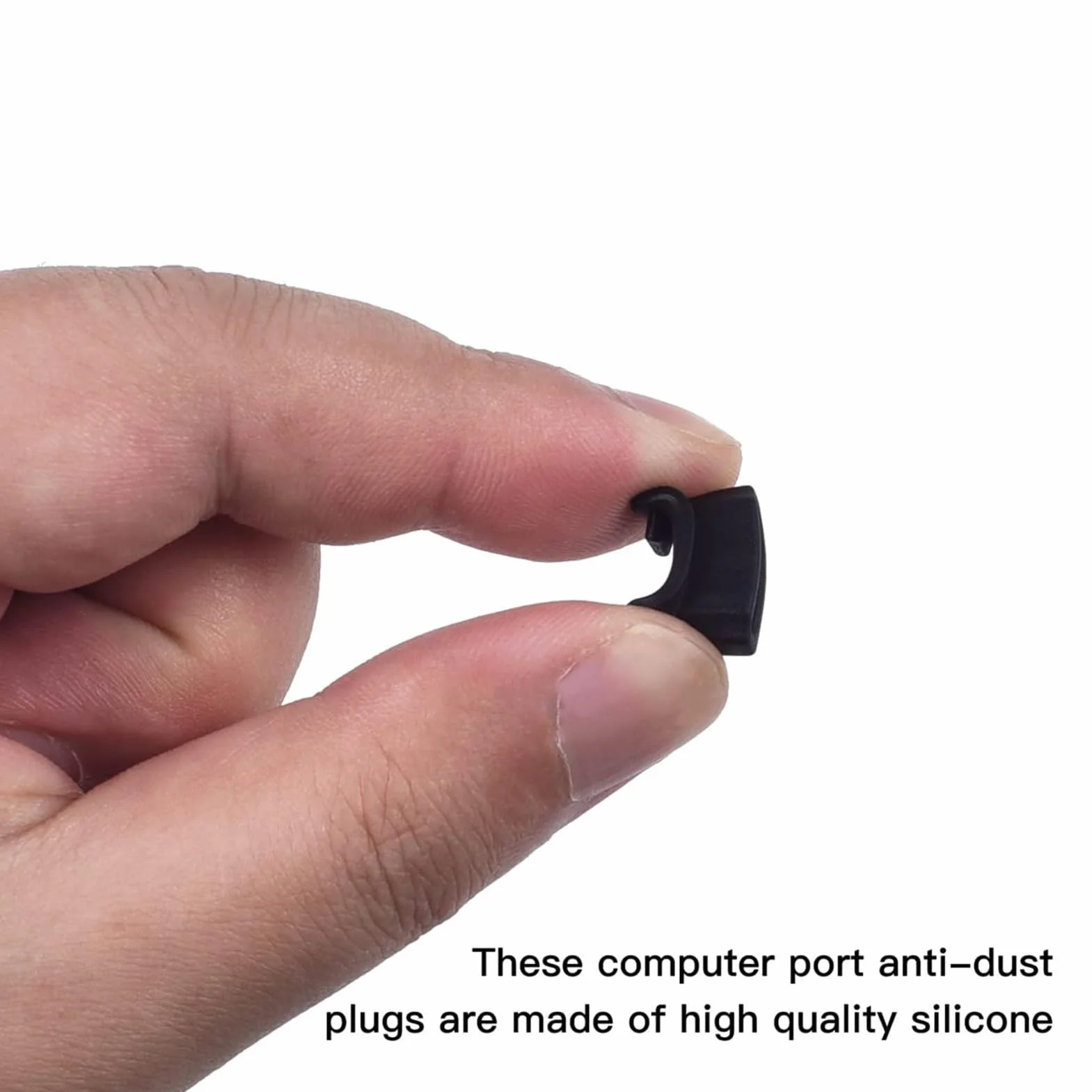 Lot de 16 connecteurs anti-poussière en silicone pour ordinateur portable, USB Rj45 Type C