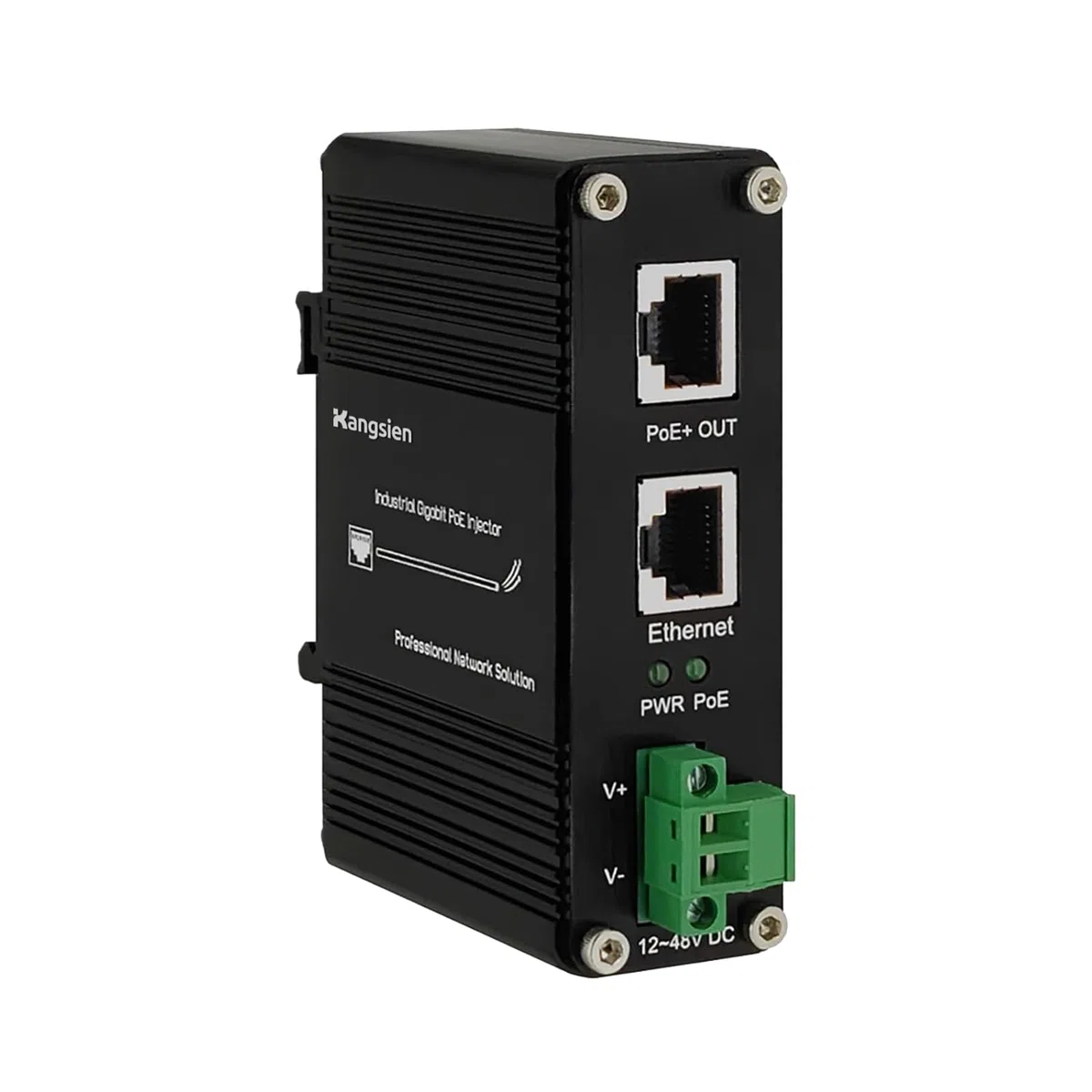Injecteur Gigabit PoE, injecteur industriel Gigabit PoE+ (30 W)