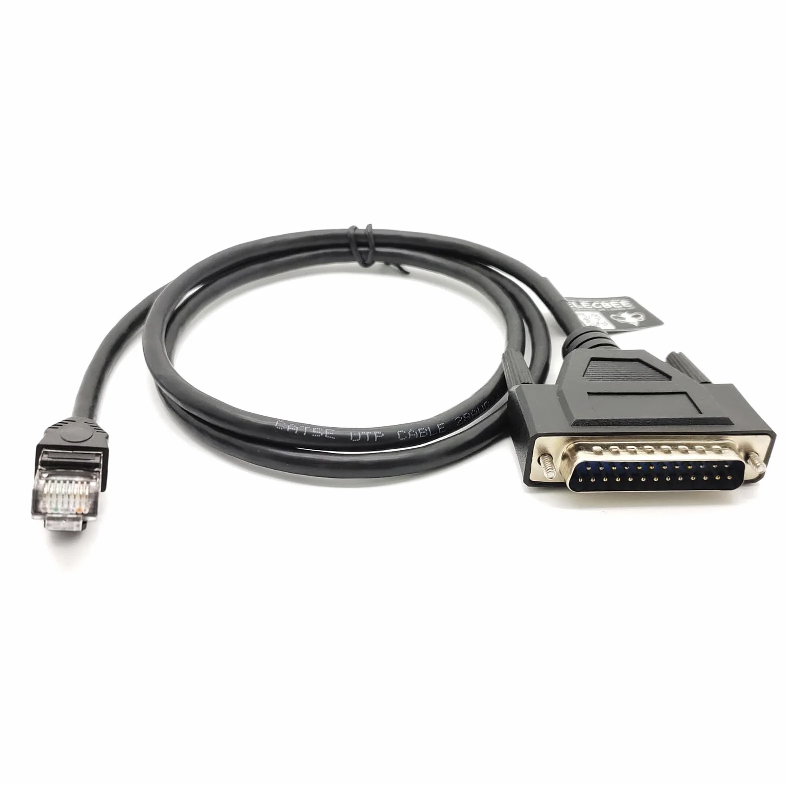 Câble console modem Ethernet mâle DB25 vers RJ45 1M