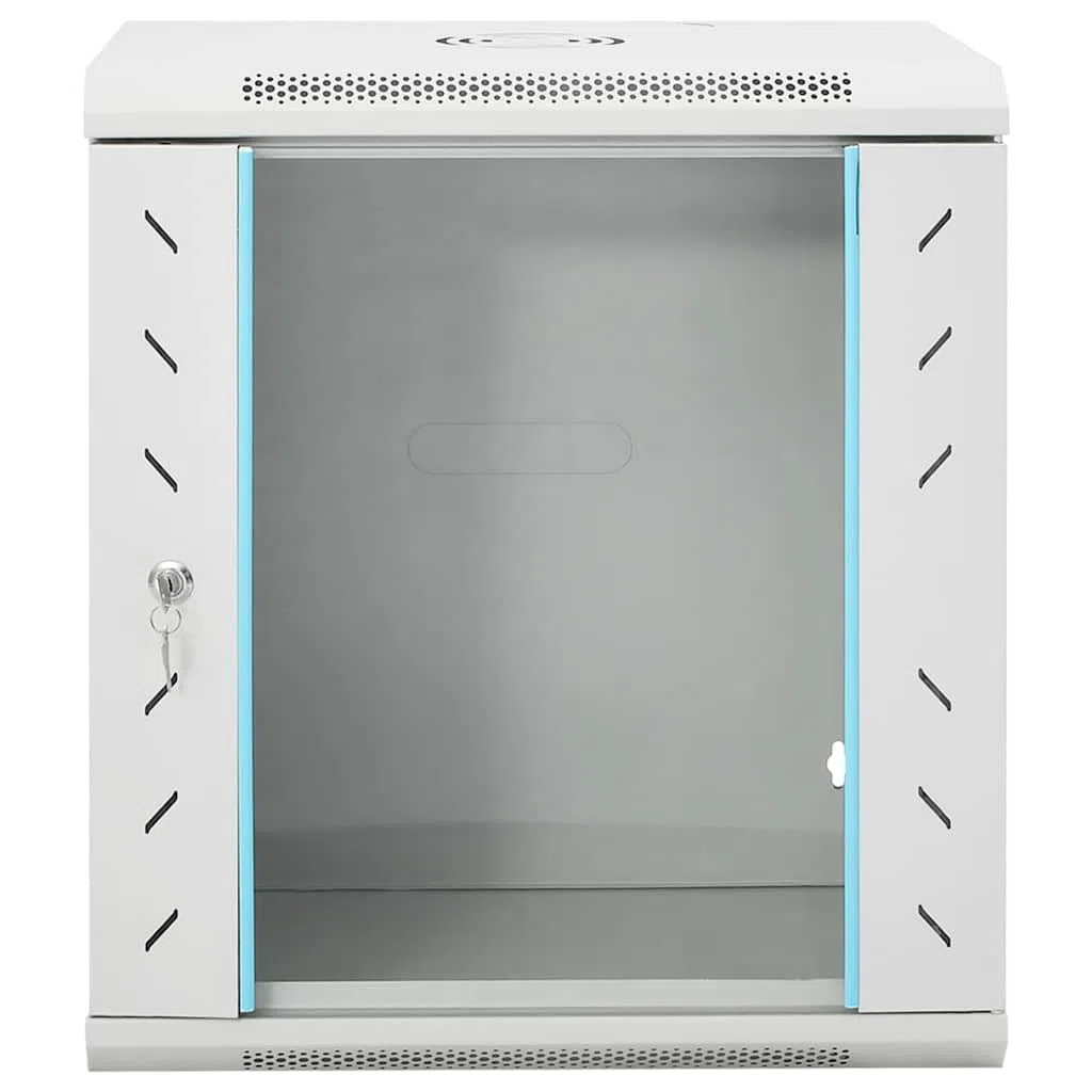 4U Armoire réseau murale 19" IP20 avec serrure pour montage mural pour routeur, dimensions 600 x 450 x 285 mm