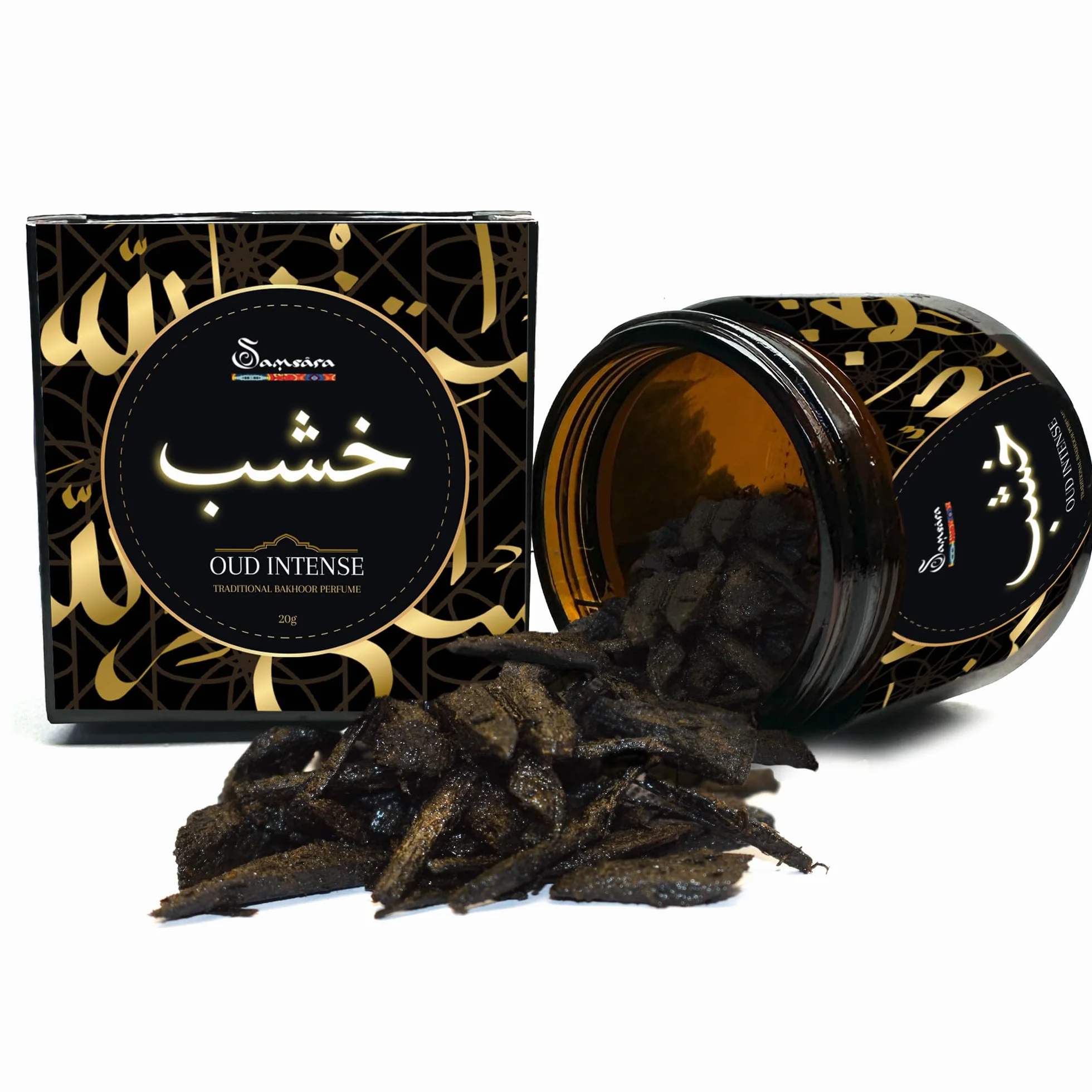 Bakhour ULTRA DURATA 20 g Parfum arabe pour femmes et hommes Bois d'oud