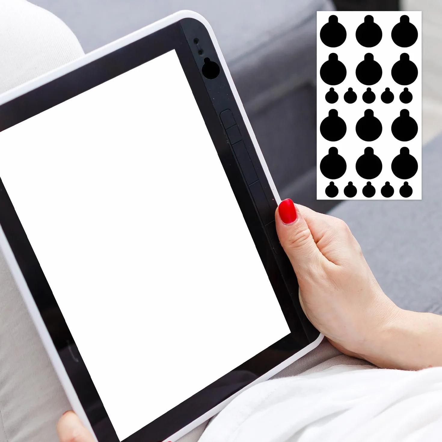 Autocollants de confidentialité pour appareil photo, lot de 6, adaptés aux ordinateurs, téléphones et tablettes