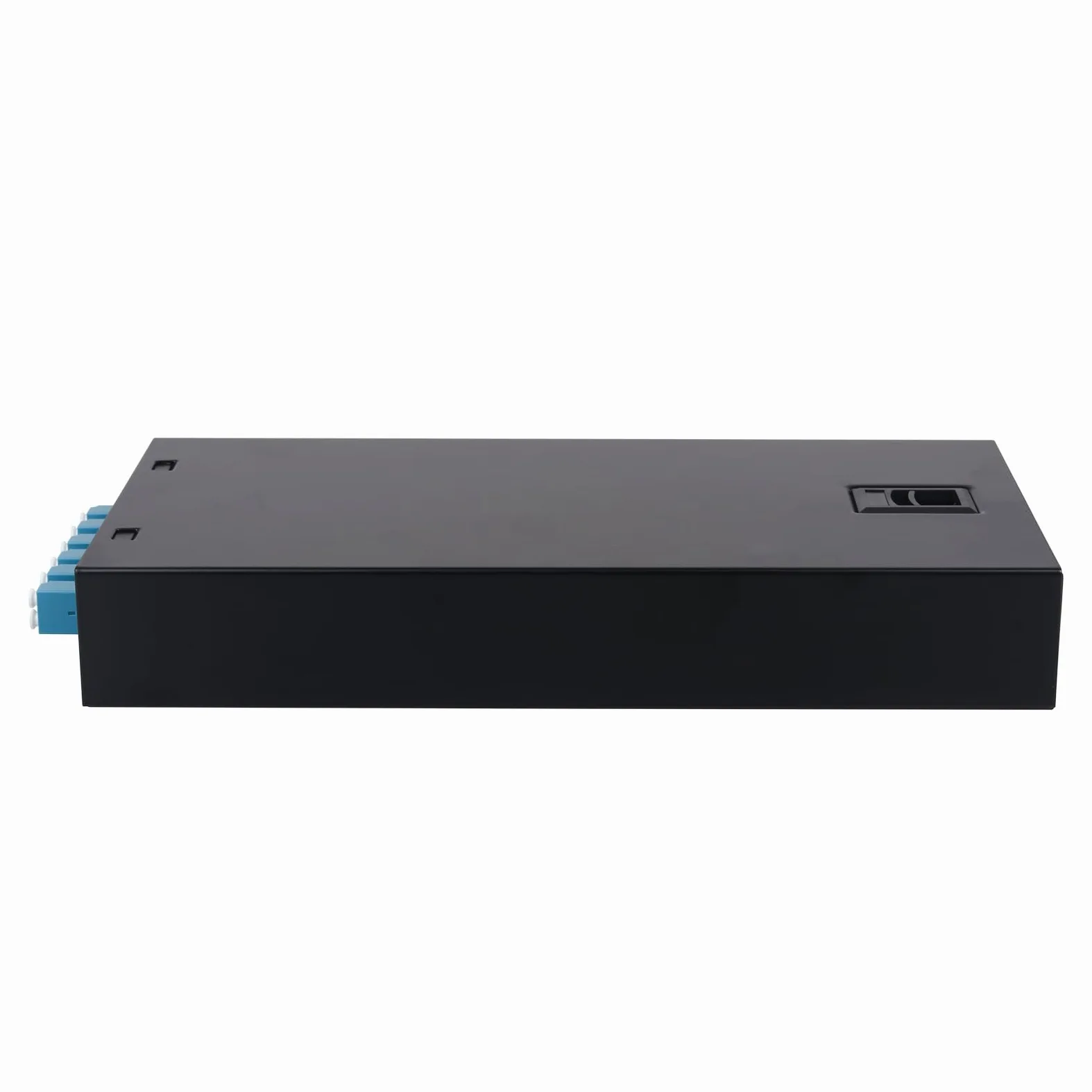 LC-SM Lot de 2 boîtiers en fibre optique duplex 12 ports avec bobine monomode LC-UPC (comprend 1,2 m Pigtail et 6 coupleurs)