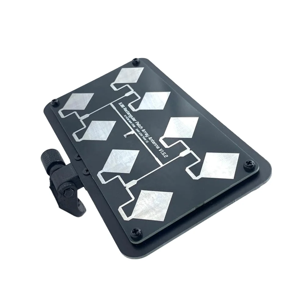 Antenne directionnelle 5,8 GHz 17 dBi Panneau plat avec connecteur SMA pour transmission longue distance FPV et pont WiFi Noir