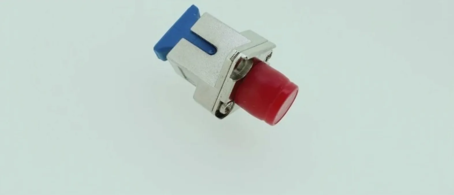 Adaptateur carré Fibre SC-FC, connecteur Fibre Optique FTTH Vert/Bleu, coupleur SM/MM UPC, Prix de Gros (5 pièces)(Other)