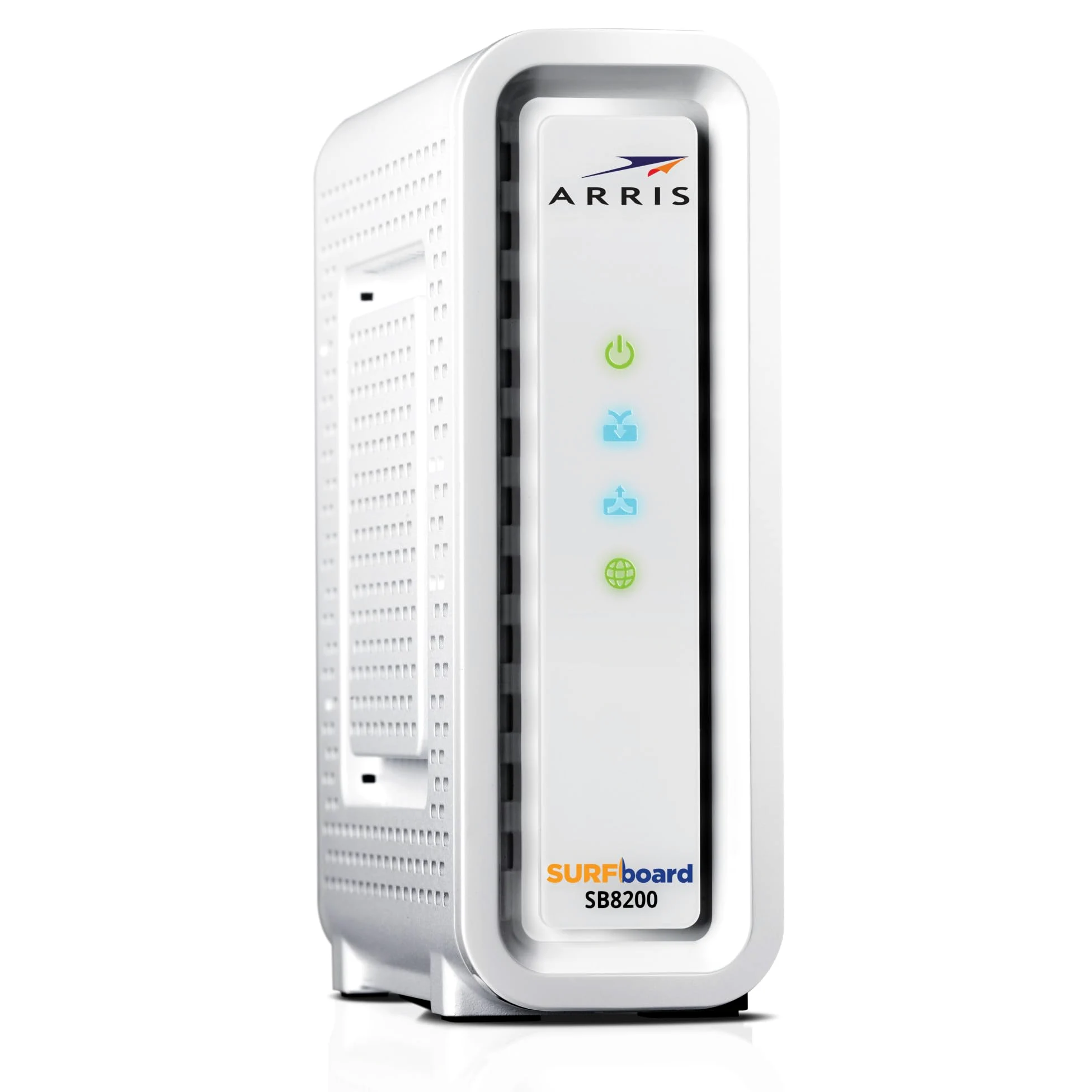 Arris Surfboard SB8200 – Renewed – DOCSIS 3.1 Modem câble, approuvé pour Comcast Xfinity, Cox, Charter Spectrum et Plus Encore, Deux Ports 1 Gbit/s, Vitesse Internet maximale 1 Gbit/s, 4