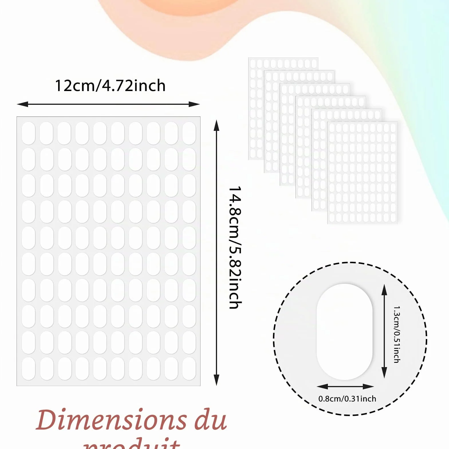 Supports Acryliques d'Ongle 3600, Support d'Exercice pour Ongle Gel DIY