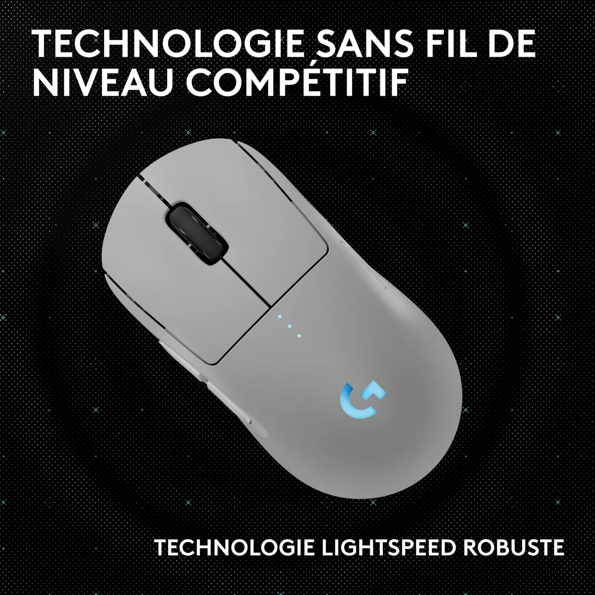 Logitech G Souris de Jeu sans Fil Pro 2 Lightspeed, jusqu'à 4 Boutons latéraux magnétiques Personnalisables et commutables, Chargeur USB-C, capteur 32k DPI pour pour PC/Mac.