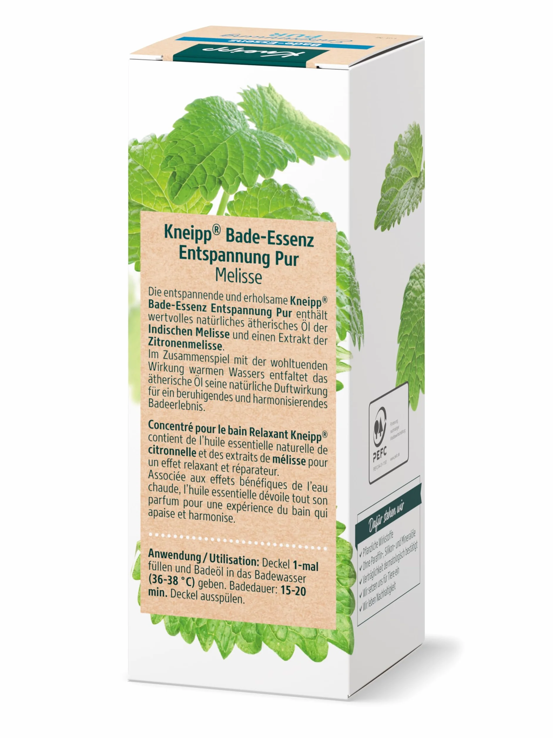 Kneipp Essence de bain relaxant pur 100 ml