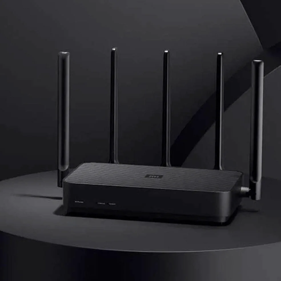 ‎Xiaomi Mi AIoT Router AC2350 routeur Noir - WiFi, Triple Bande, 7 antennes, 3 Ports, 12V, 2200 Mbit/s - Version française