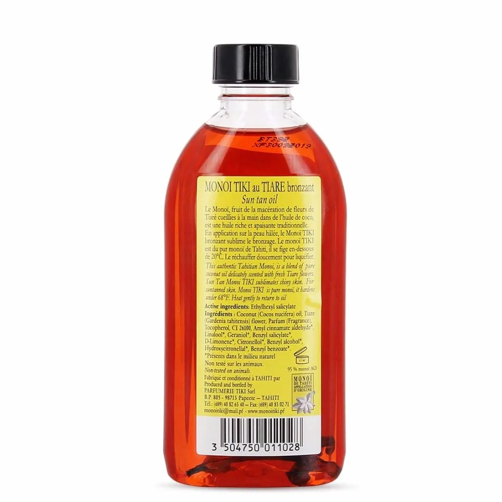 Tiki Monoï Tiaré Bronzant Spf 3 Crème Naturel