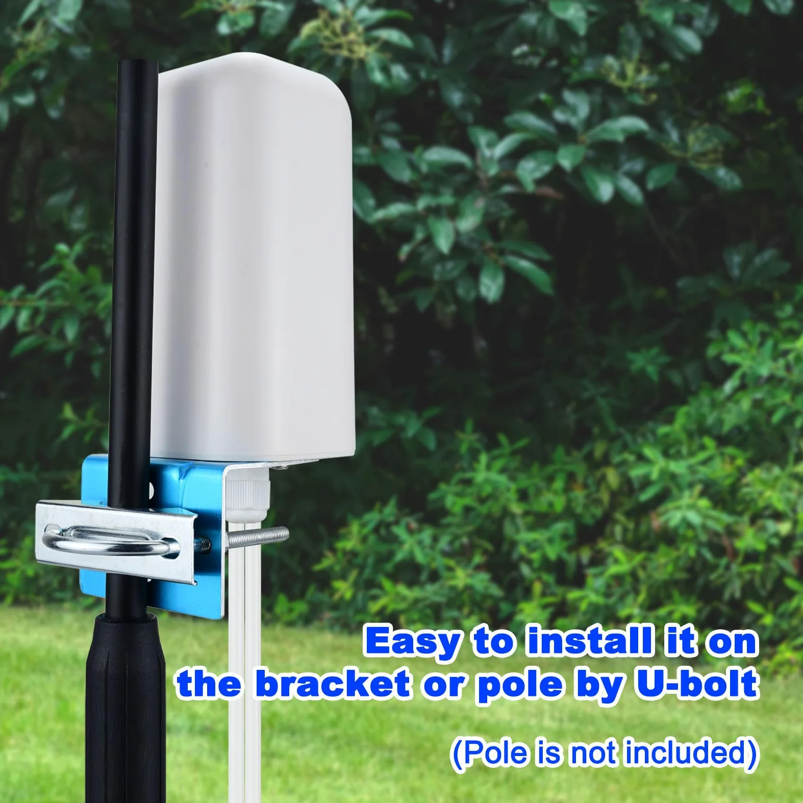 Antenne 4G LTE 5G omnidirectionnelle d'extérieur 10 dBi, 698–6000 MHz, connecteur SMA, câble RG58 de 5 m, pour routeurs, modems et hotspots 3G/4G/5G