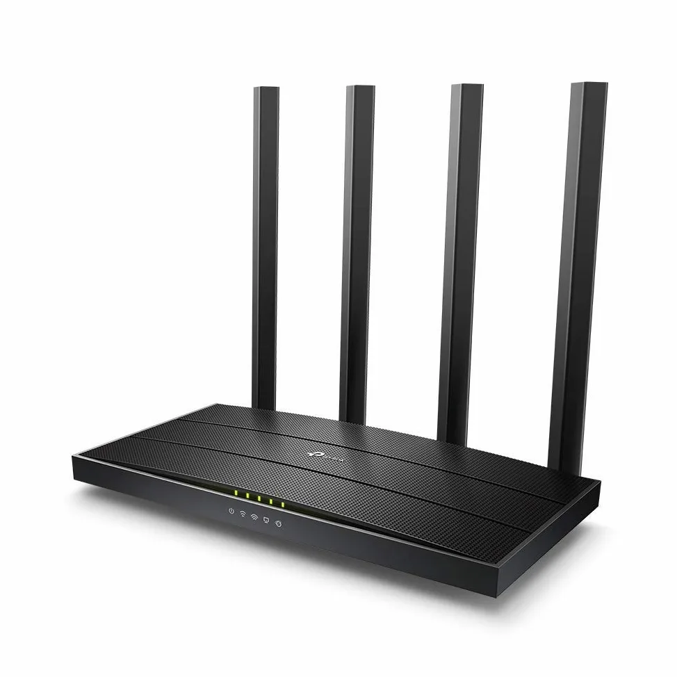 TP-Link AC1200 Wireless Dual Band Full Gigabit Wi-Fi Router, Wi-Fi Speed Up to 867 Mbps/5 GHz + 300 Mbps/2.4 GHz, 4+1 Gigabit Ports, Dual-Core CPU, Parental Control, Easy setup (Archer C6)
