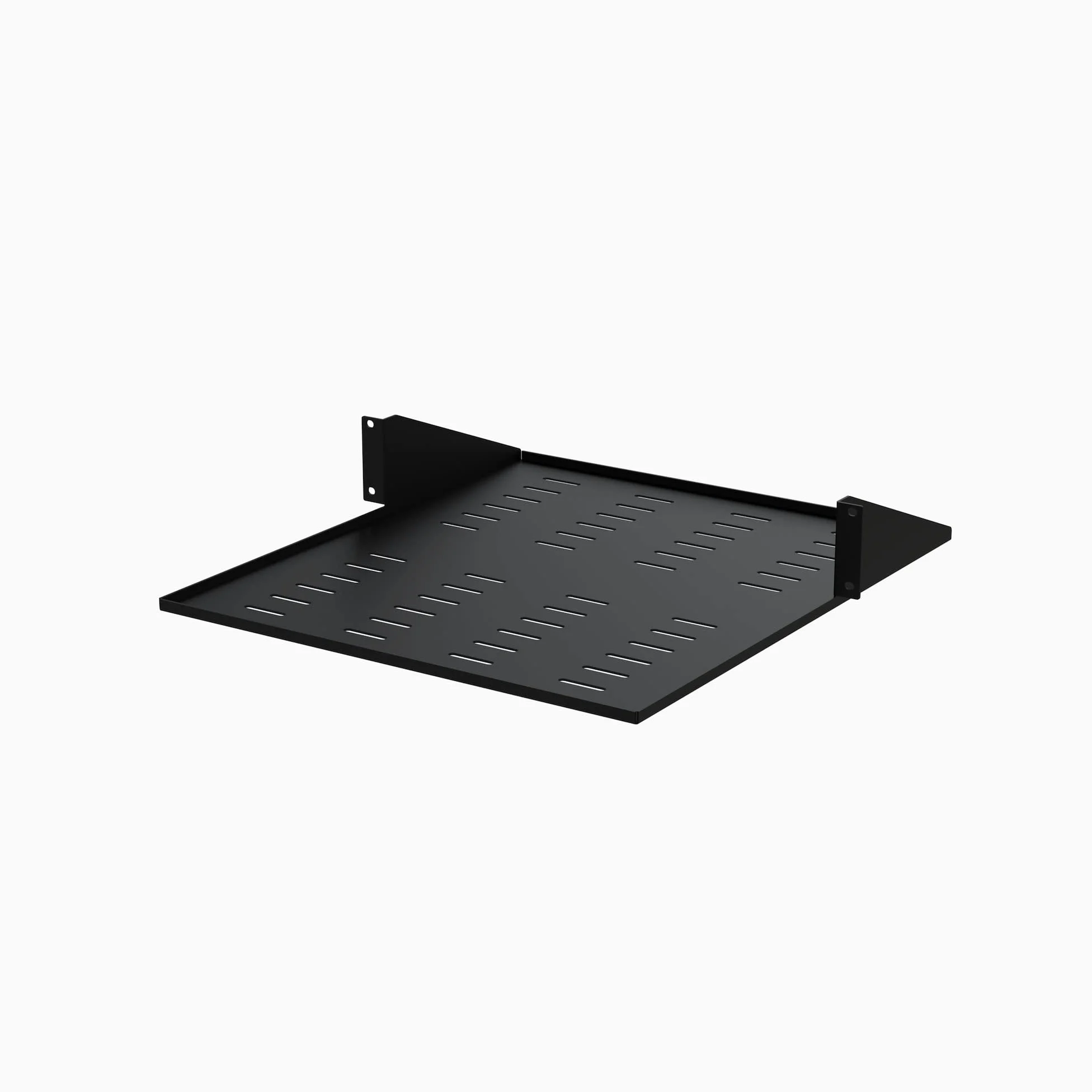 StarTech Étagère Cantilever Ventilée 2U Centrale, 34kg (CABSHF2POSTV2) | Plateau universel, Montage en rack, Baie serveur, Acier, Double face, 2 Montants