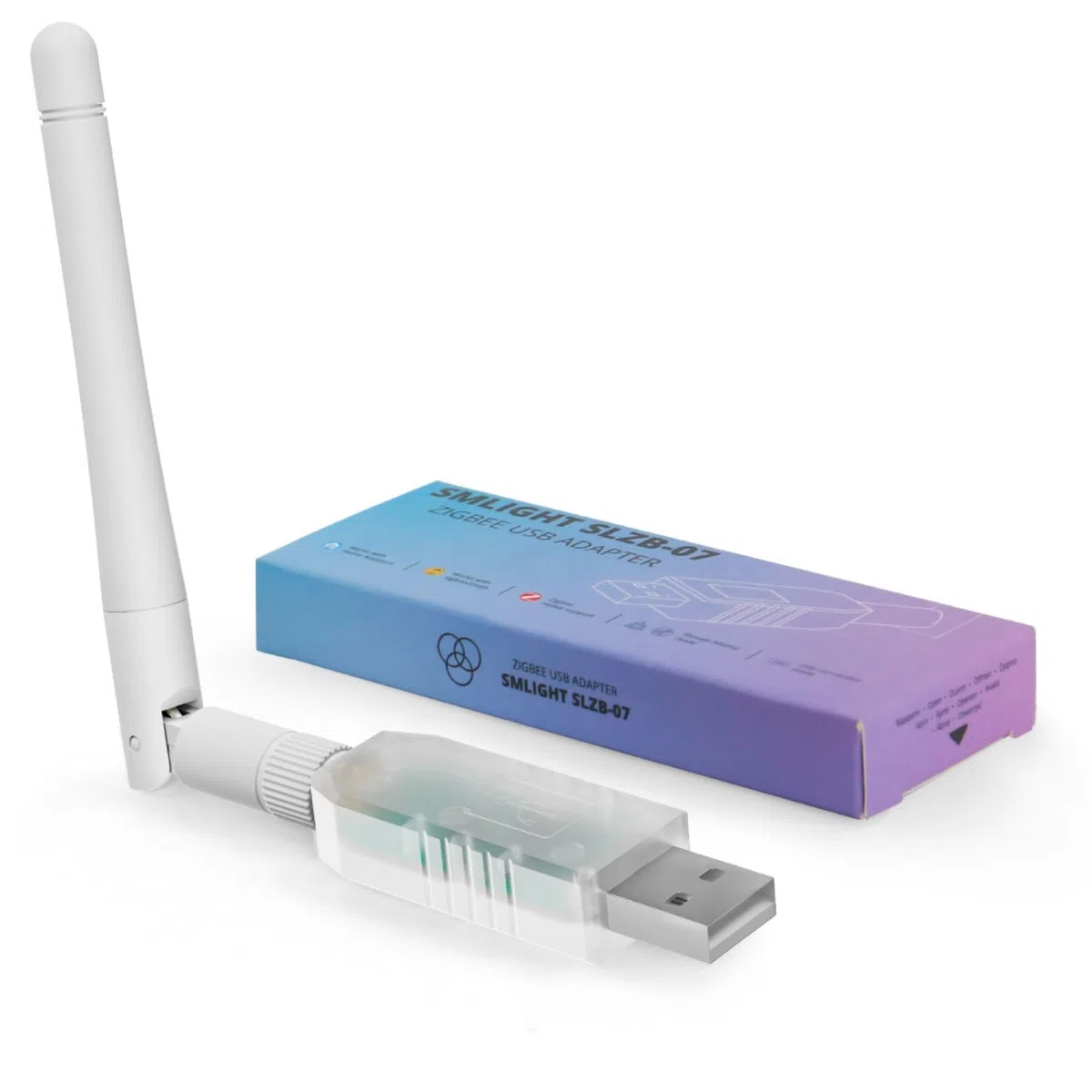 SMLIGHT SLZB-07 Zigbee 3.0 USB Coordinator - Adaptateur Zigbee pré-plié et prêt à l'emploi pour ZHA Home Assistant et Zigbee2MQTT