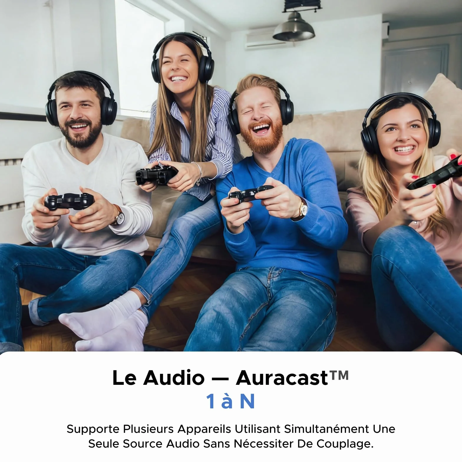 UGREEN Bluetooth 6.0 USB C Audio Dongle Adaptateur Faible Latence Auracast pour Switch 2 PS5 PS4 PC
