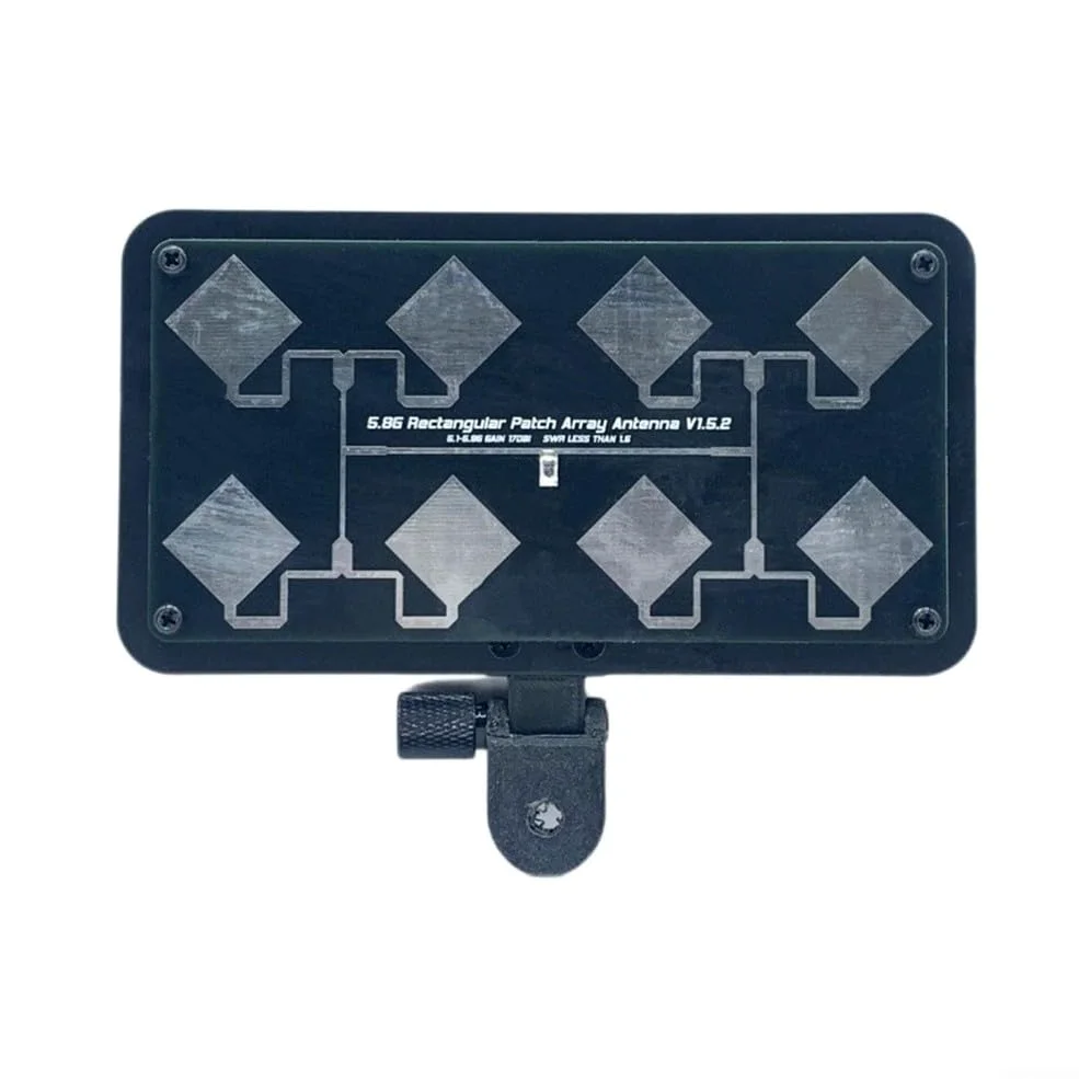 HT1727 Panneau plat 5,8 GHz 17DBi pour Sma pour Fpv HT1727 5,8 GHz | Antenne directionnelle pour drones longue distance Pont WiFi Noir Accessoires