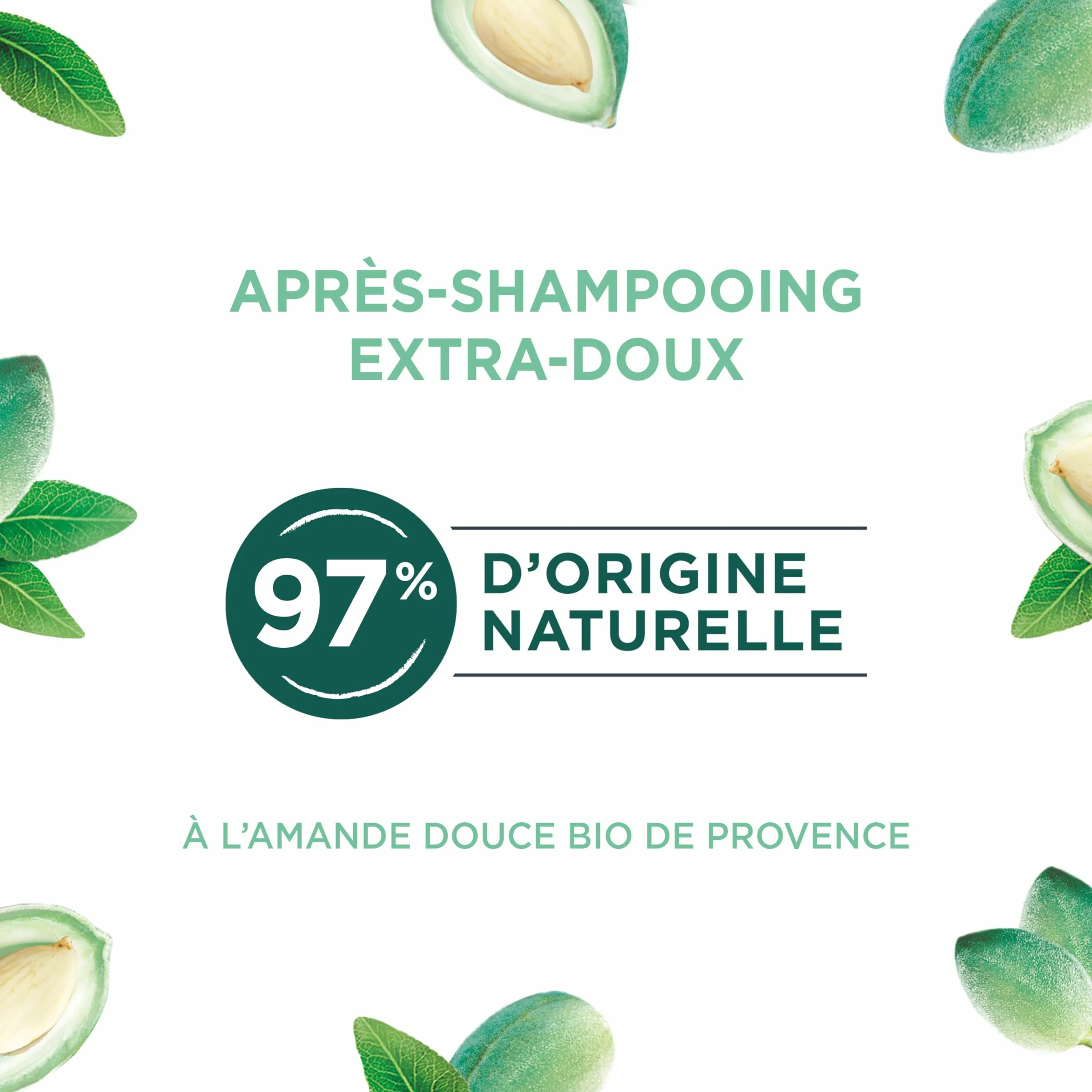 Naturé Moi Après Shampooing Sans Sulfate Extra Doux Démélant Cheveux Normaux Amande Douce Bio 200 ml