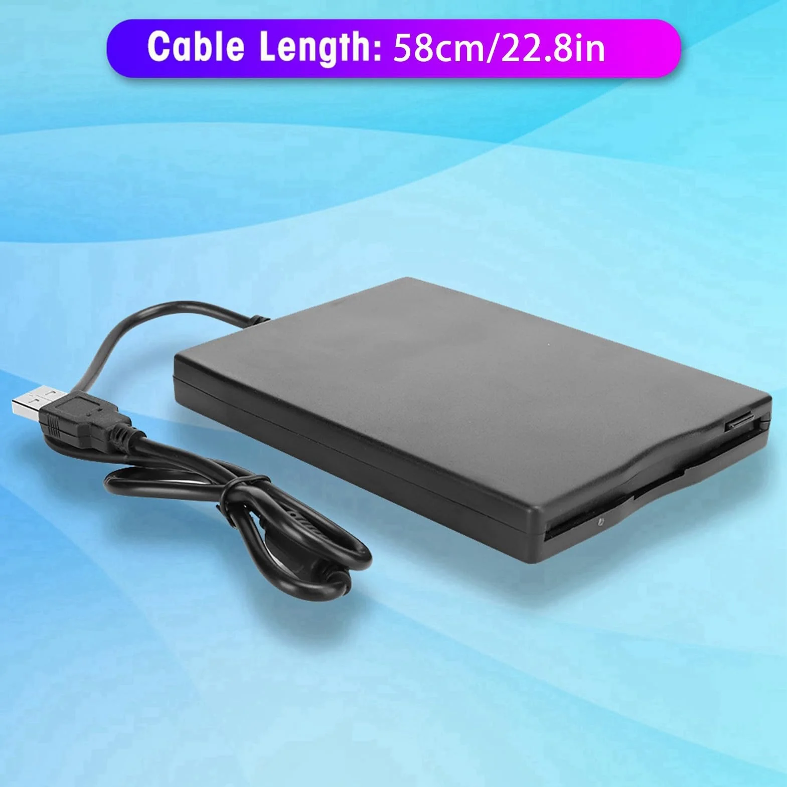 aqxreight Lecteur de disquette portable 3,5" externe