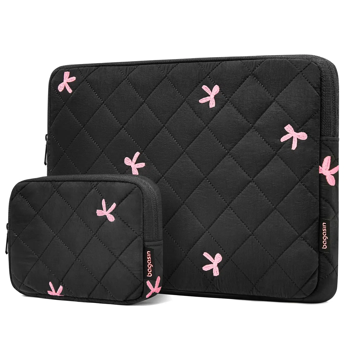 Bagasin Housse Ordinateur Portable Matelassée Femme pour MacBook Air 13,6