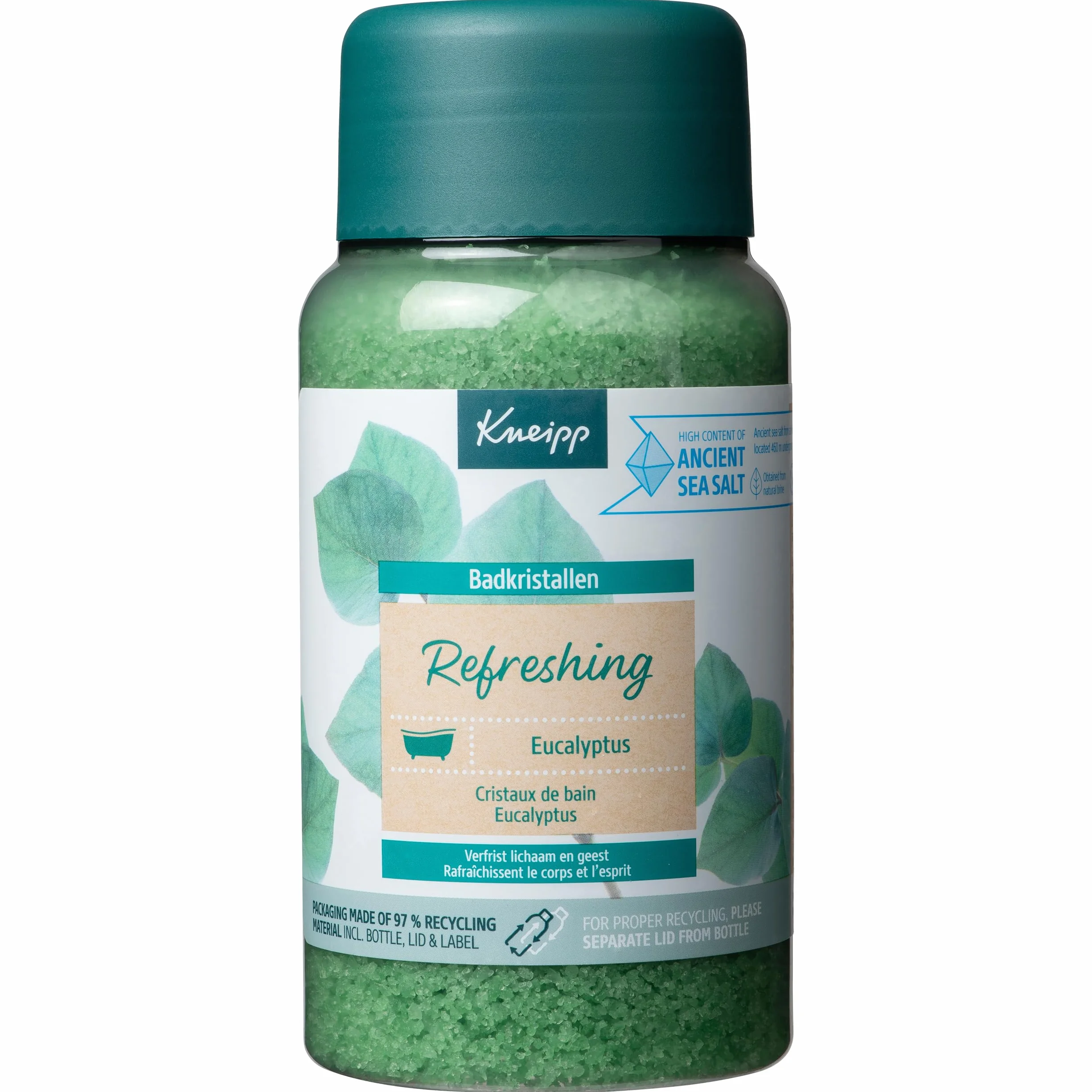 Kneipp Sels de Bain Refreshing Cristaux Eucalyptus 600 g
