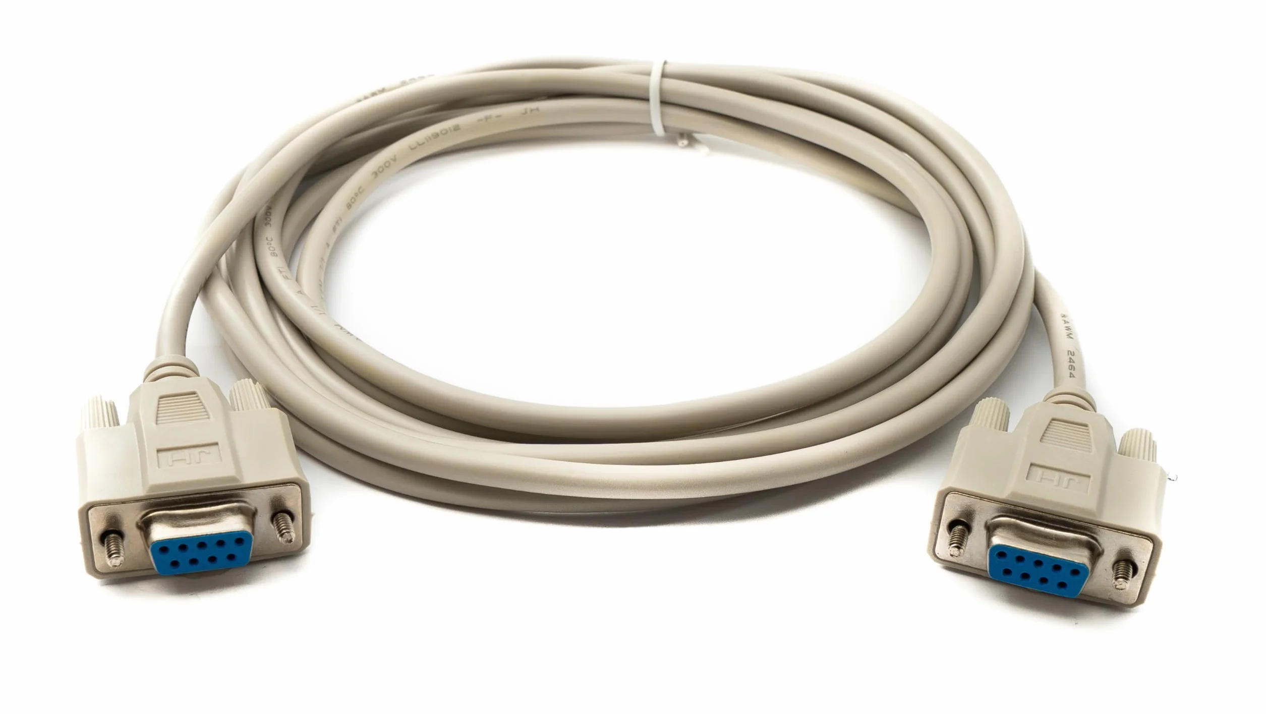 Przewód RS232 DB9 3 m 9 broches femelle-femelle System-S D Sub Adaptateur Gris