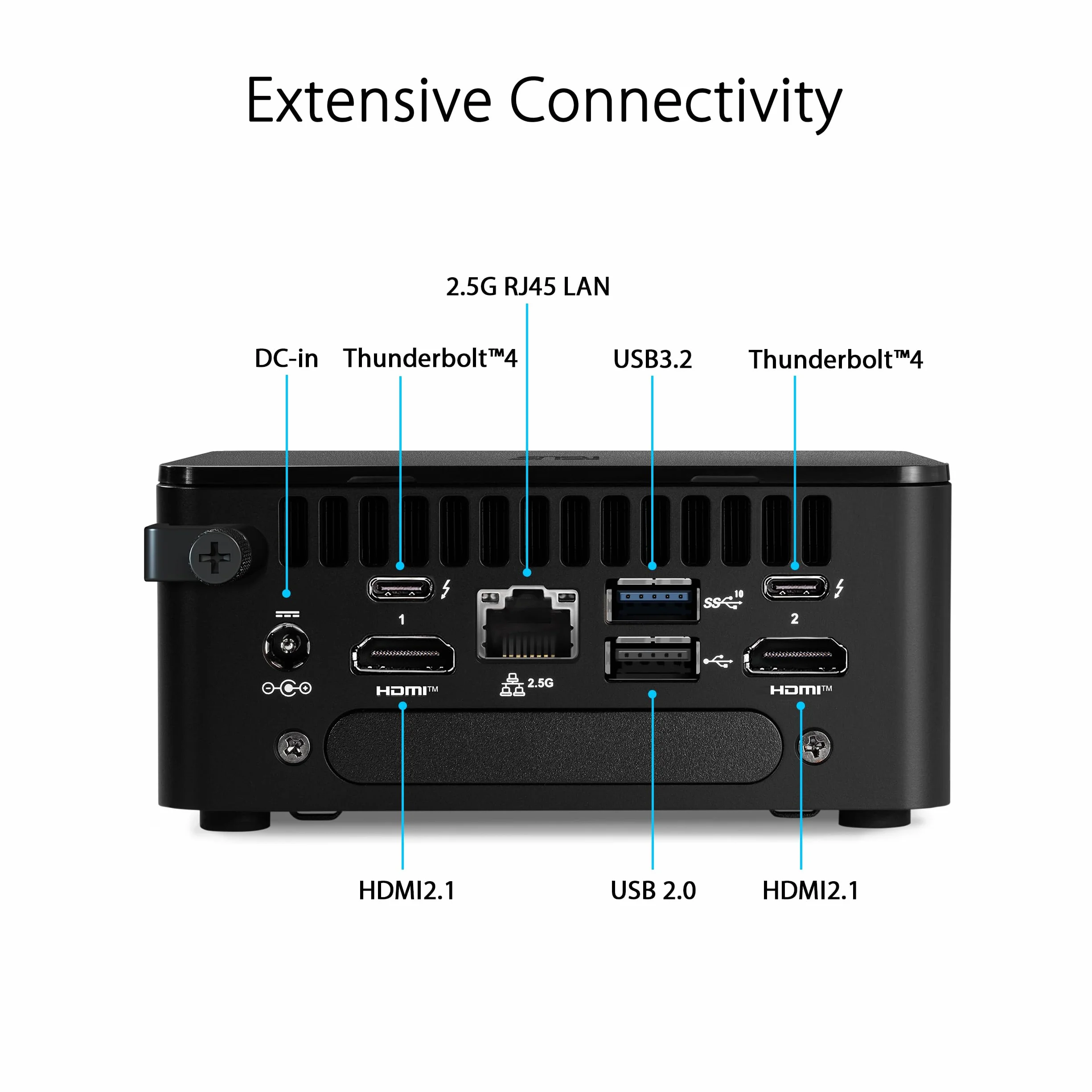 Asustek Asus - Barebone - MinI-Pc - 1 X Core I5 1340p - Wlan: 802.11a/b/g/n/ac/ax (wI-Fi 6e) - Schwarz (90ar00a1-M00040)