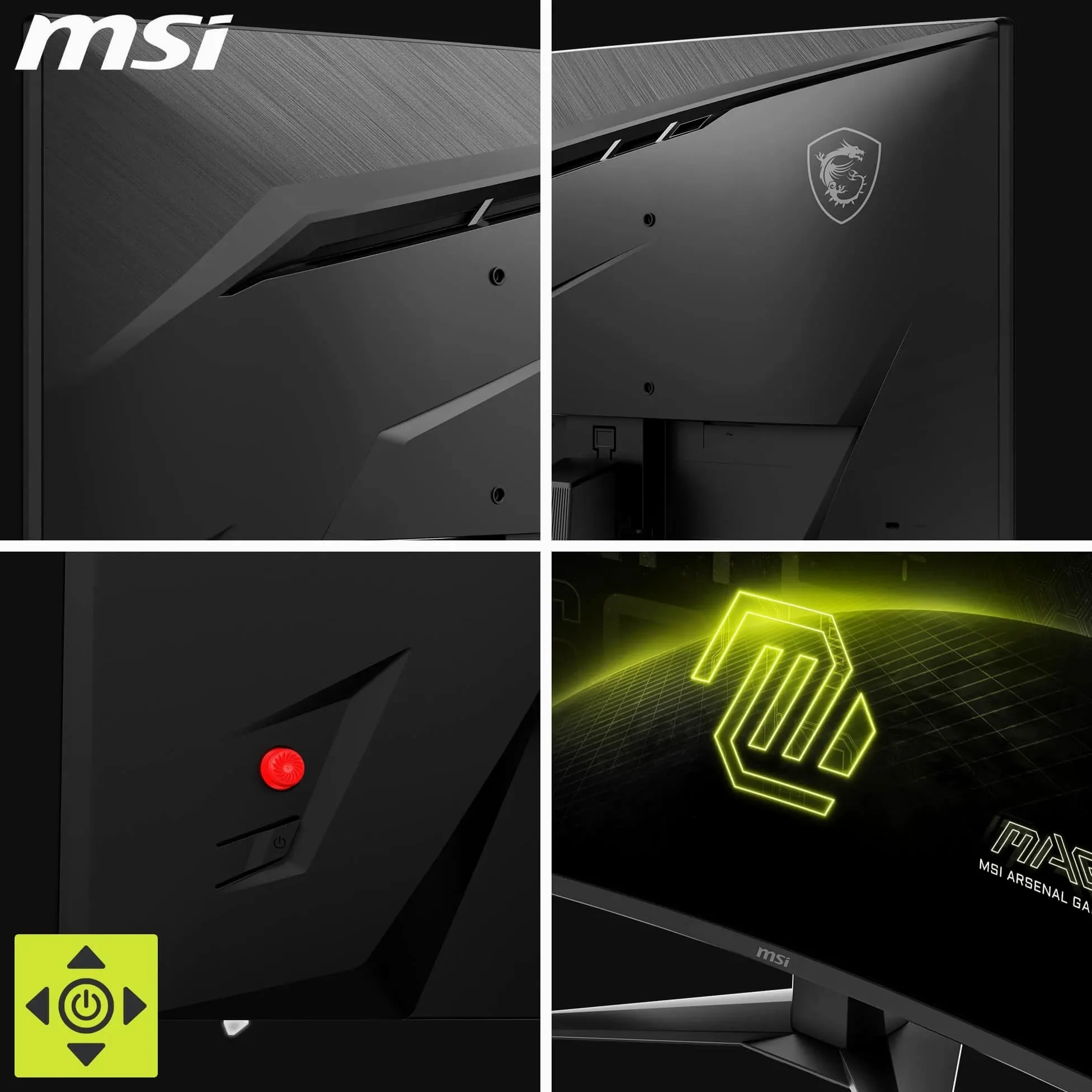 MSI MAG 242CA Écran Gaming incurvé 23.6" FHD