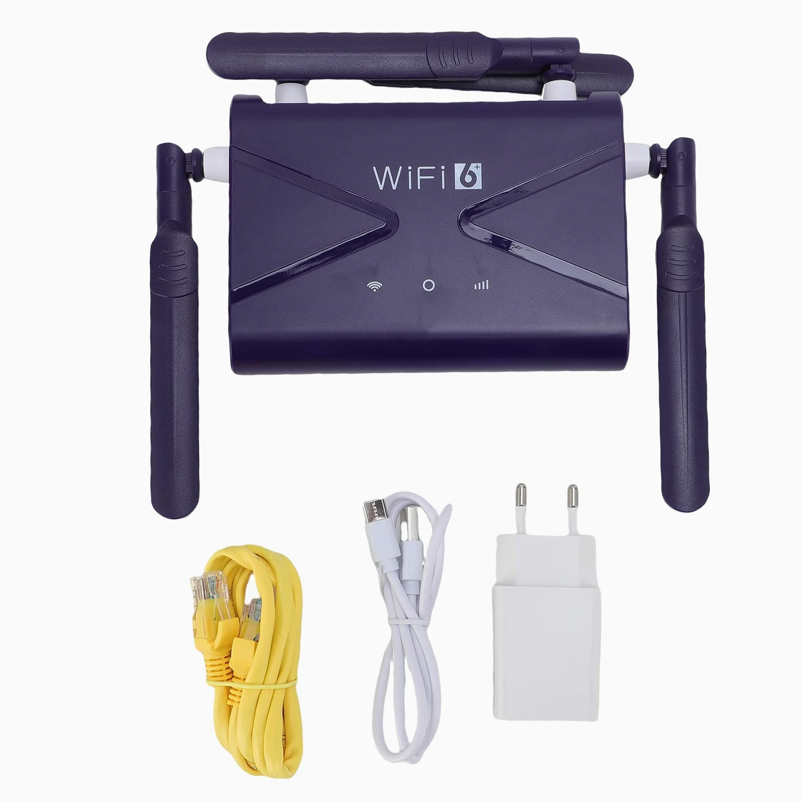 Acouto Routeur WiFi6 300Mbps 4G 5G CPE LTE Routeur avec Emplacement pour Carte SIM 4 Antennes pour Téléphone Portable PC Support avec Bandes Compatibles WiFi6Routeur LTE 300MbpsRouteur CPERouteur 4G