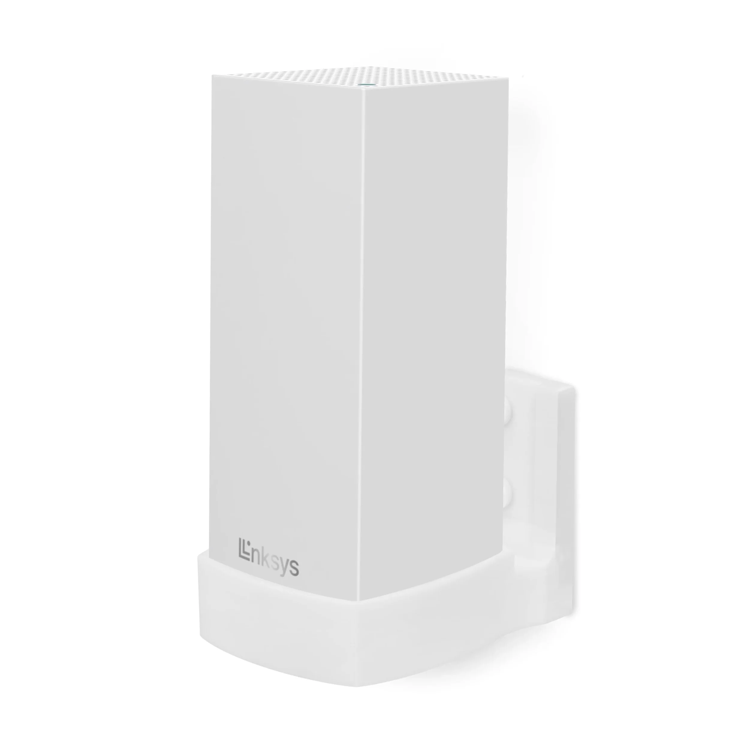 Support mural pour routeur Linksys MX4200 Mesh WiFi 6 (AX4200), facile à installer, réduit les interférences et l'encombrement, adhésif et montage à visser