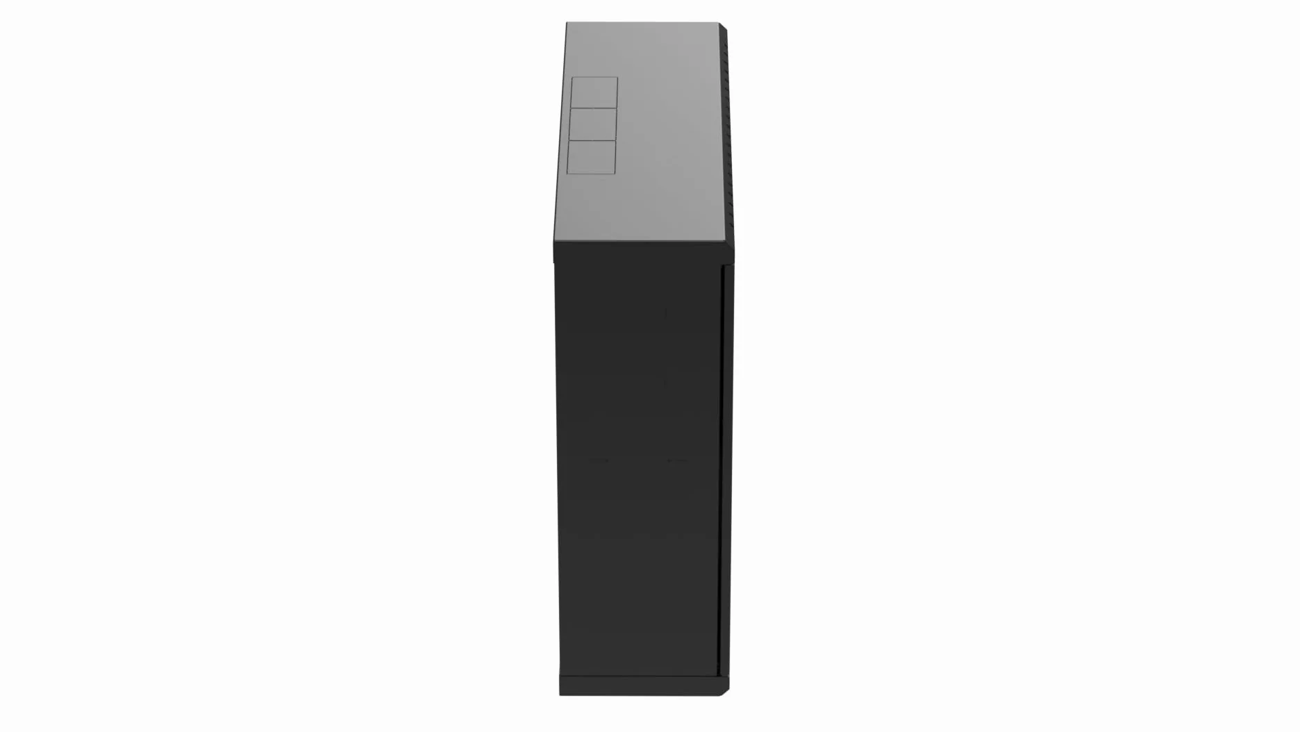 CCTV Armoire Murale 3U + 4U 19 Pouces 180 mm | Baie Informatique en Acier | Bureau Informatique, NVR, Boîtier pour Caméra de Vidéosurveillance, Dimensions compactes, Réglable, Noir