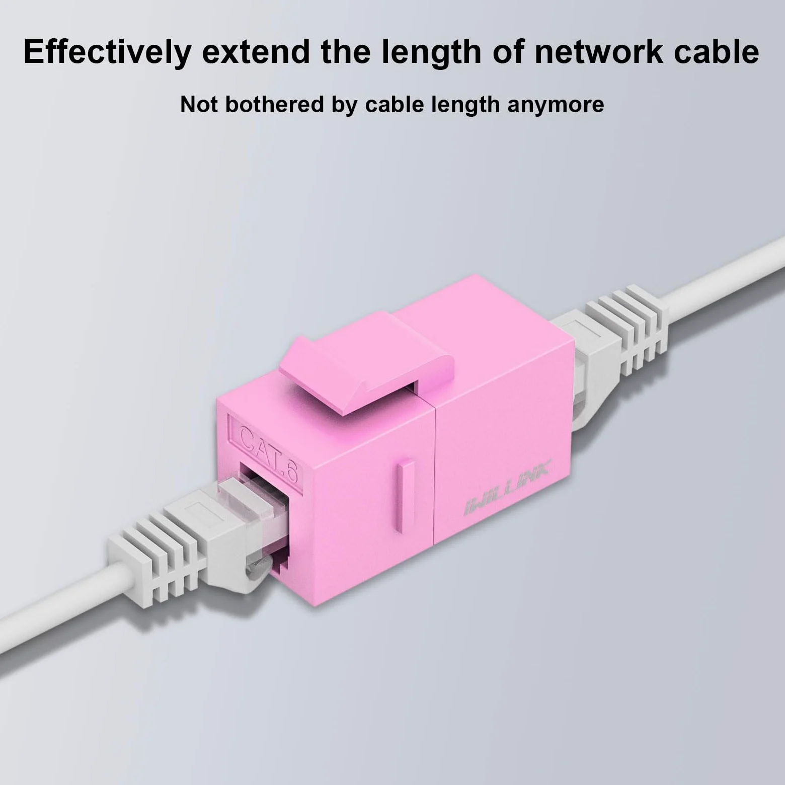 iwillink Lot de 25 coupleurs Keystone Cat6, femelle vers femelle Cat6 RJ45, coupleur Keystone UTP pour câble réseau Cat6/Cat5e/Cat5, rose