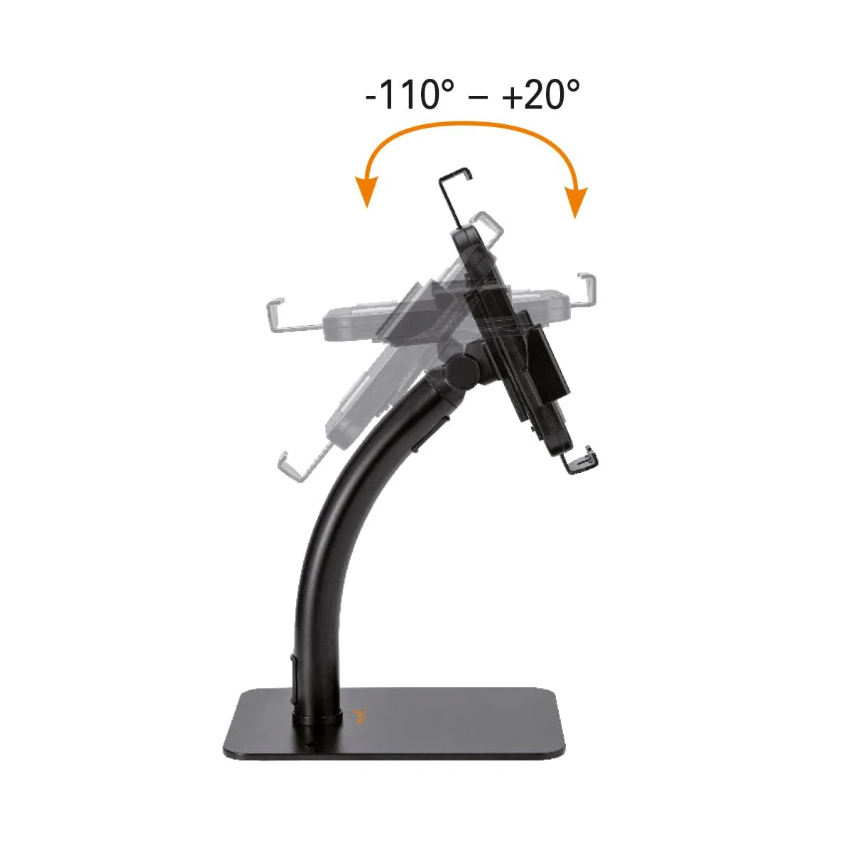 My Wall HT38L Support Universel pour Tablette avec Protection antivol - Support de Table pour Tablette iPad - Point d'information pour comptoir de Caisse et Salle d'attente - Charge maximale : 1 kg