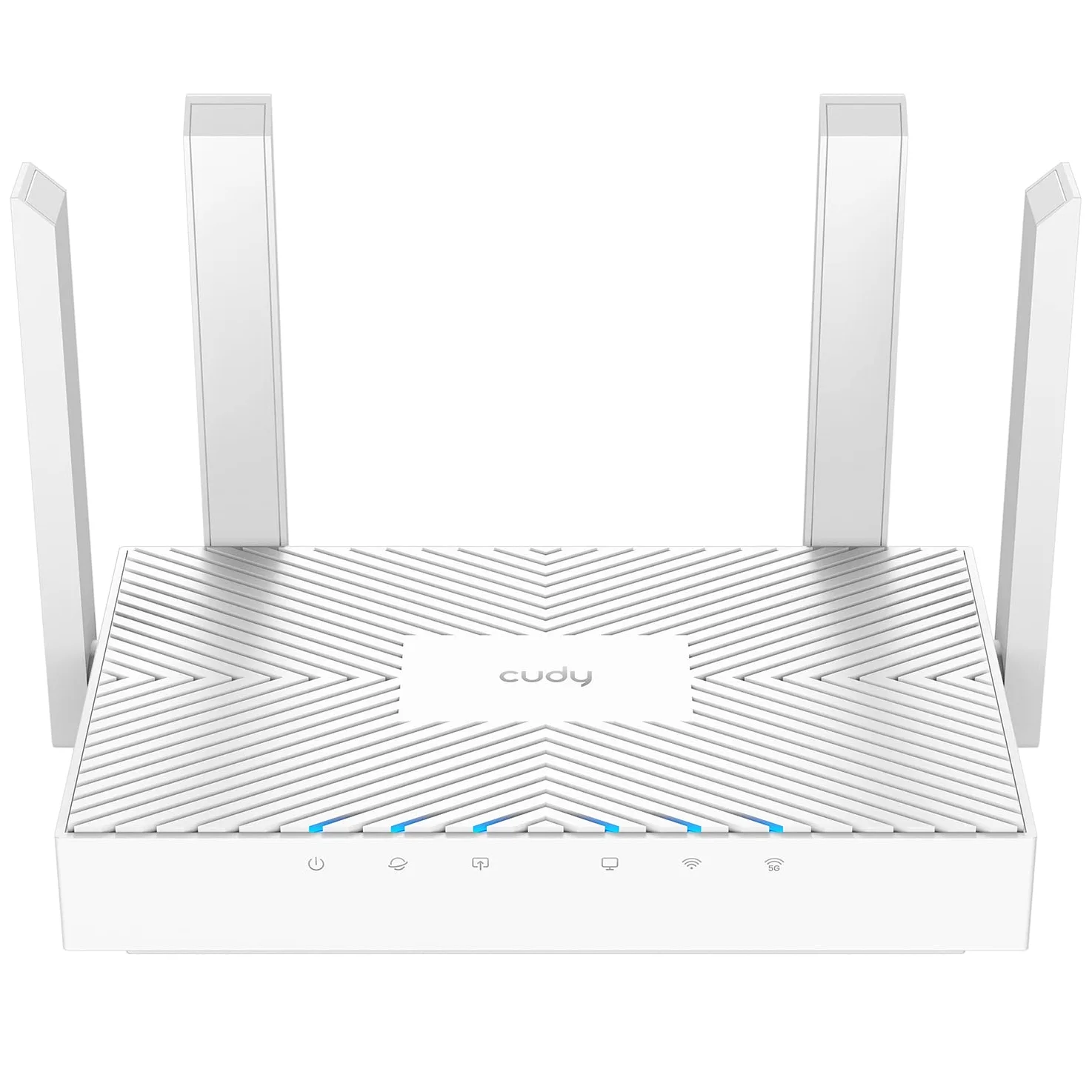 Cudy AC1200 Routeur Wi-FI Gigabit, 4 Gigabit RJ45, 4 Antennes 5dBI, MU-MIMO, Beamforming, Point d'accès, Extension WiFi, WISP, DDNS, IPv6, WR1300E