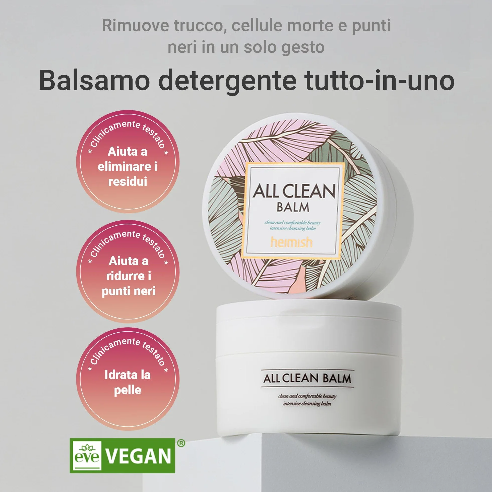 HEIMISH All Clean Balm 120ml - Baume nettoyant multi-usages démaquillant visage