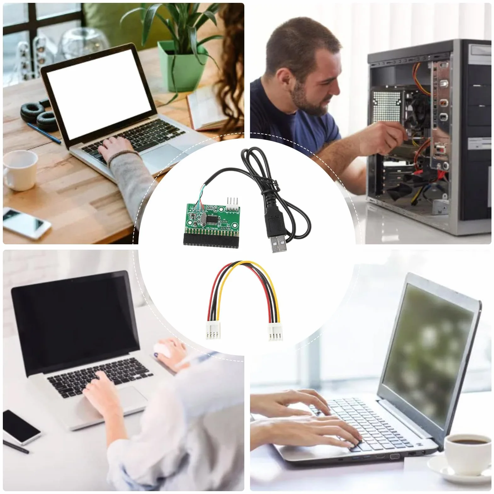 Lecteur de Disquette Externe USB 1,44 Mo pour Ordinateurs Portables