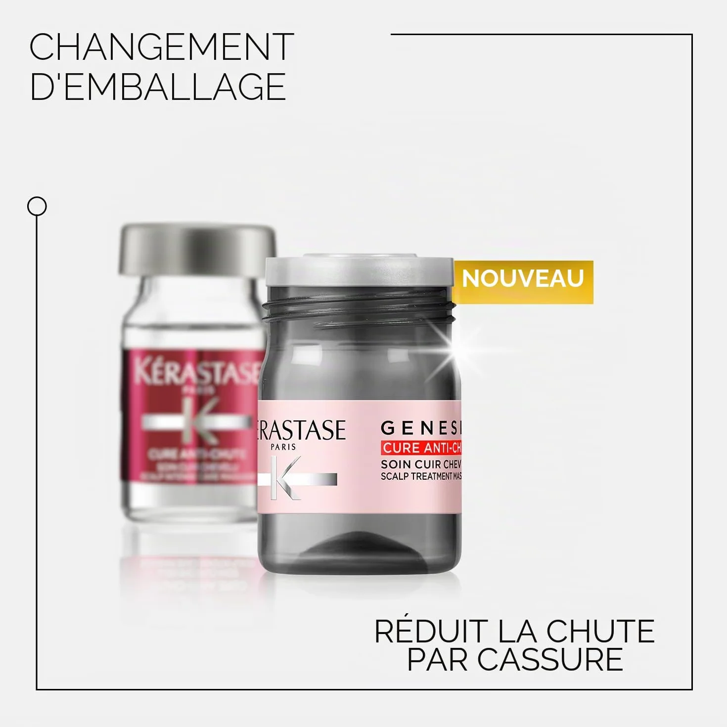 KÉRASTASE Genesis Cure Anti-Chute Fortifiante Aminexil Sans Rinçage Cheveux Fins Cassants
