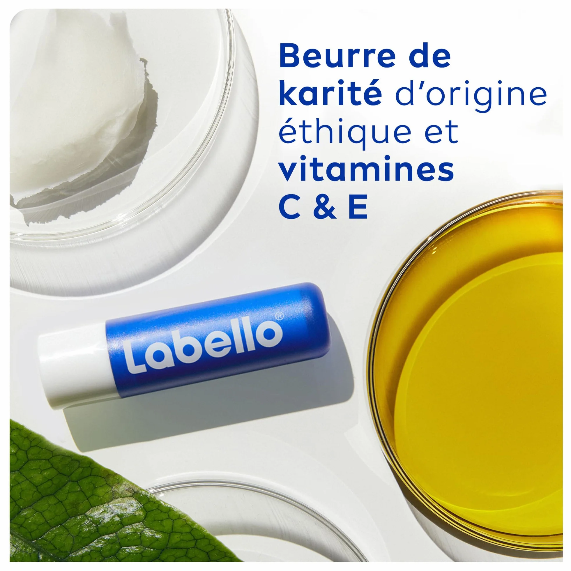 LABELLO Original Baume à lèvres enrichi en huiles naturelles Hydratation longue durée 24H 4,8g