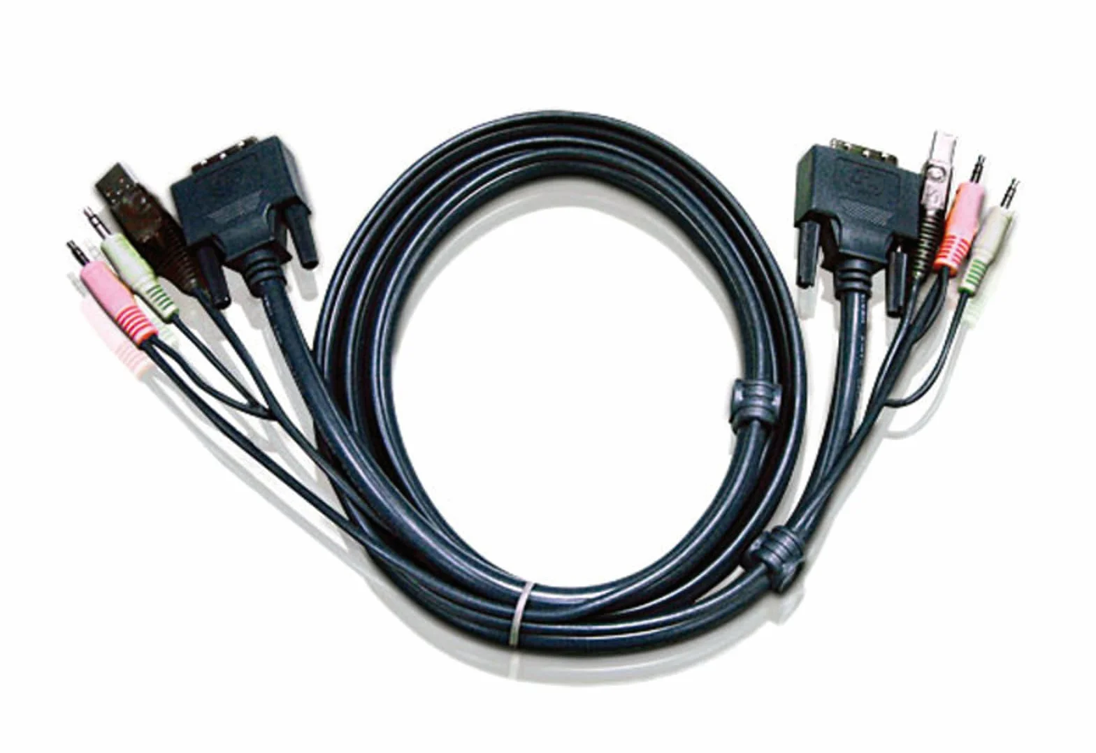Aten 2L-7D02UI KVM DVI-I USB audio 1,8m