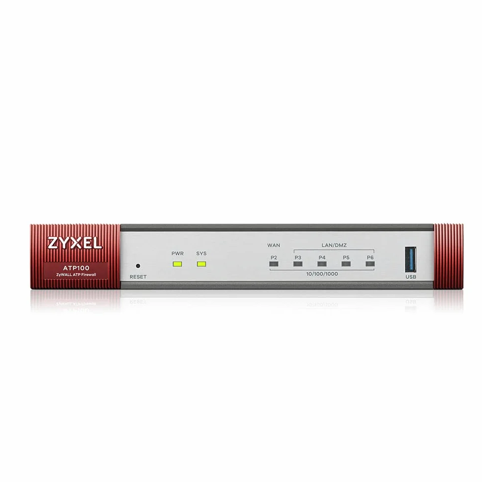 ZYXEL - FIREWALL AND SECURITY ATP 10/100/1000 Version 2 1WAN 4LAN/DMZ Ports 1USB with 1 YR BU