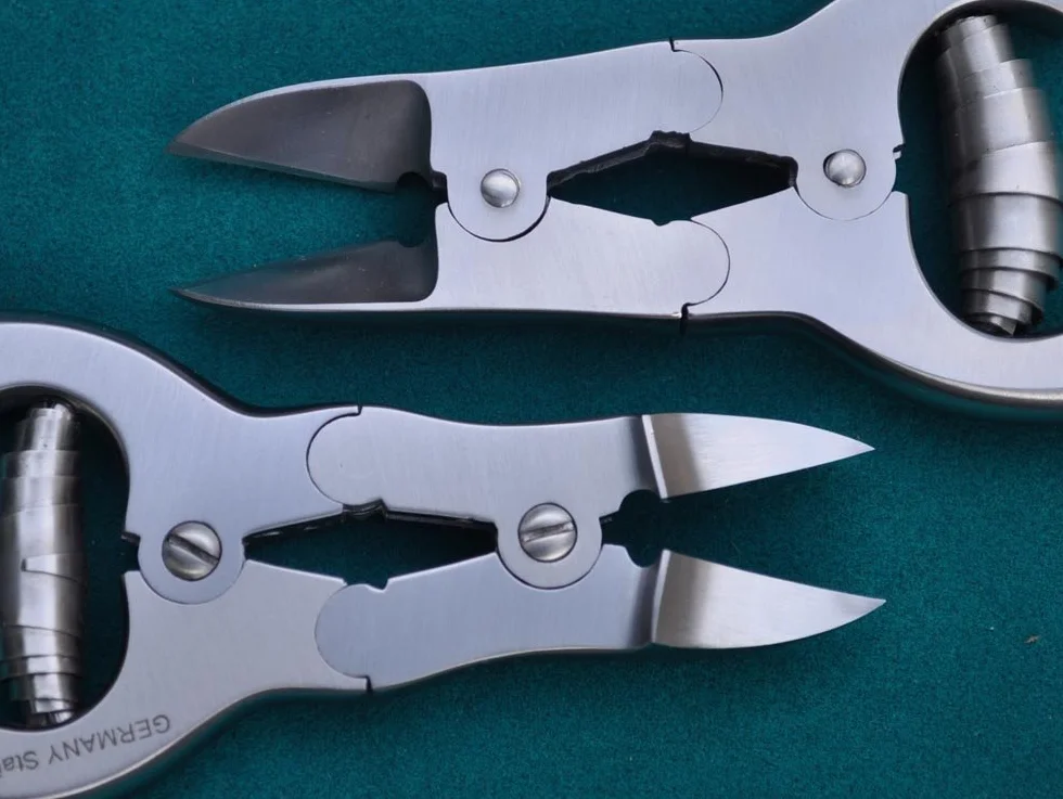 Pince à ongles professionnelle extra forte Ei-51 double engrenage ressort tampon