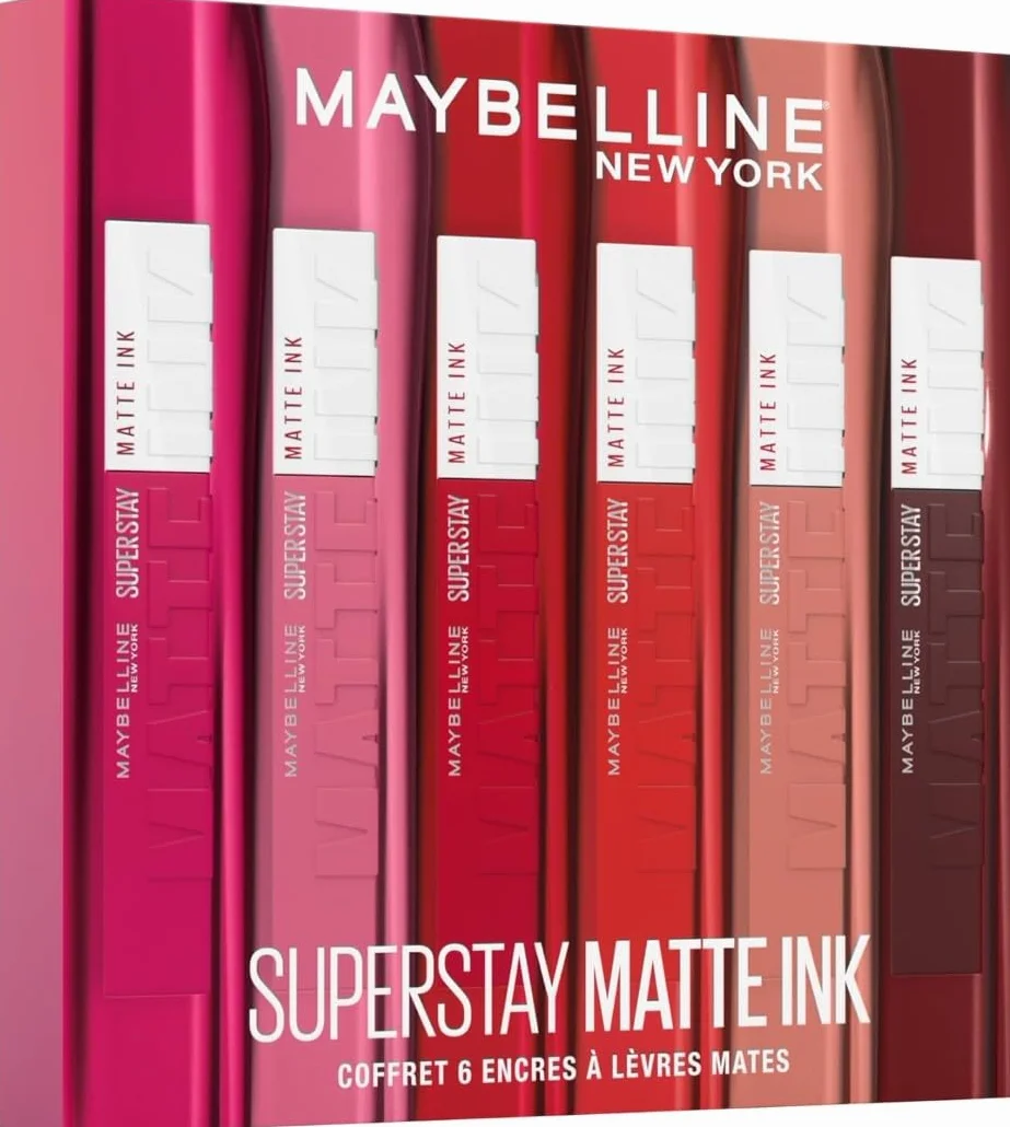 Maybelline New York Superstay Matte Ink 6 Liquides Longue Tenue Teintes Lover Seductress Artist Dancer Pioneer Voyager