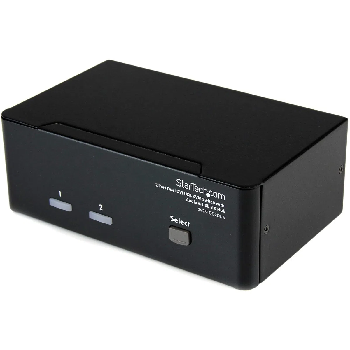 StarTech Switch KVM DVI 2 Ports Double Écran avec Hub USB 2.0 et Audio