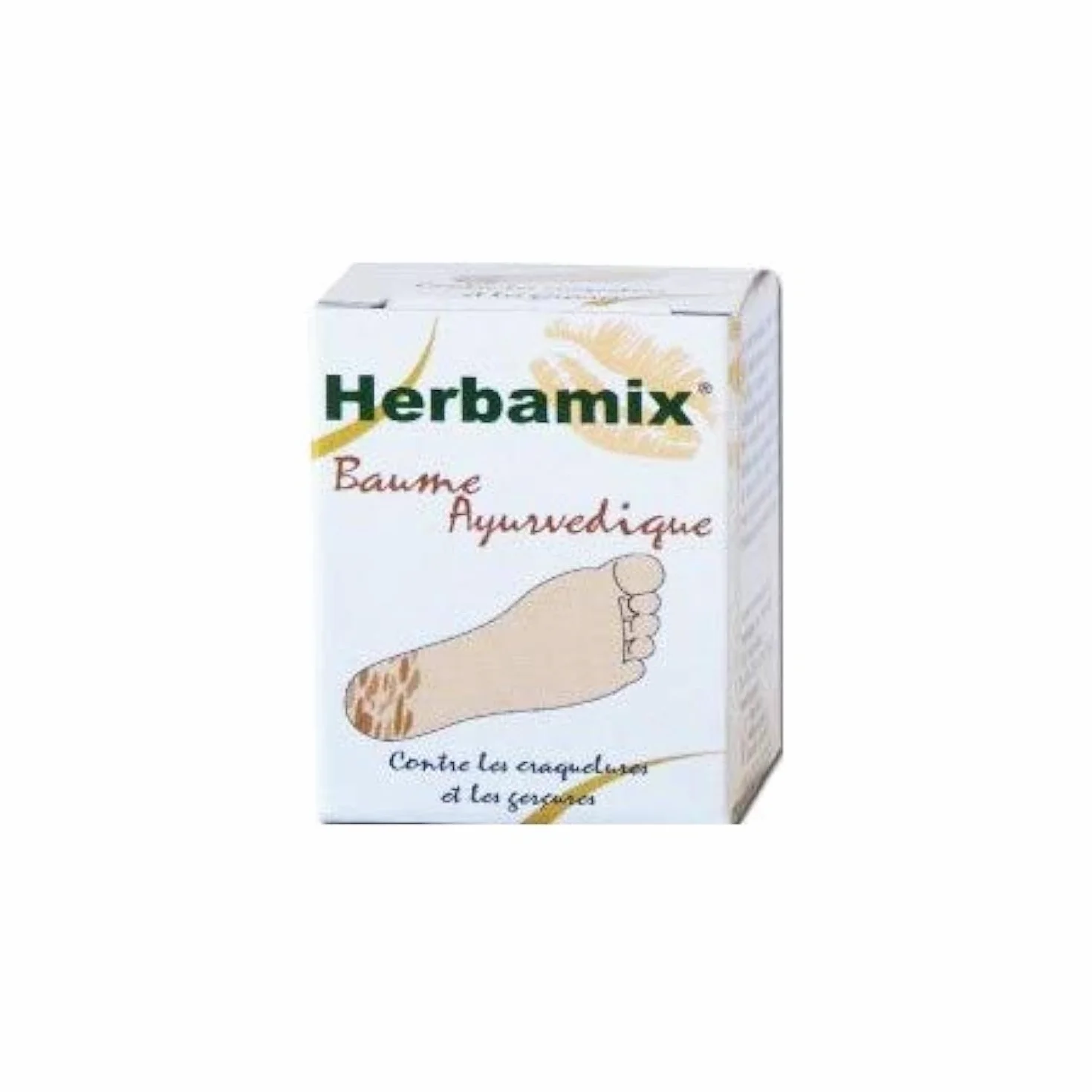 Herbamix Baume Ayurvédique Pieds Mains Craquelures Gerçures Pot 20 G