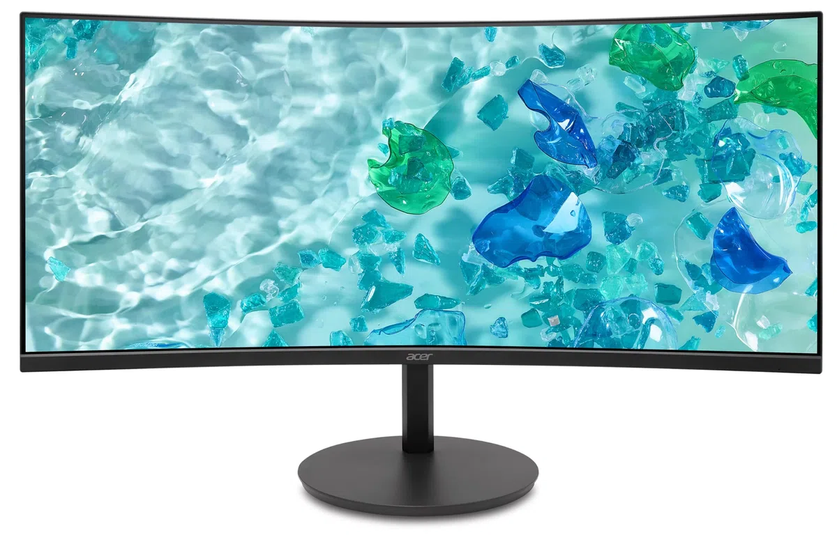 Acer Vero CB3 CB343CURJ0bemiiprcuzx Monitor PC 86,4 cm [34] 3440 x 1440 Pixel Wide Quad HD LCD Nero (VERO CB343CURJ0 34IN - 440X1440 CRVD DP HDMI USB C RJ45)