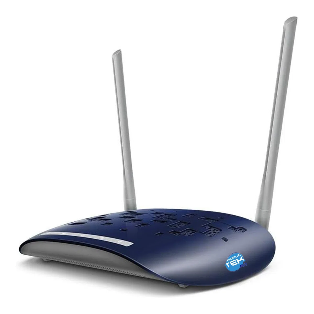SIMPLETEK - Modem Routeur VDSL/ADSL Haute Vitesse Sans Fil N 300 Mbps, Port WAN/LAN, Idéal pour Fibre Optique et Réseau Domestique
