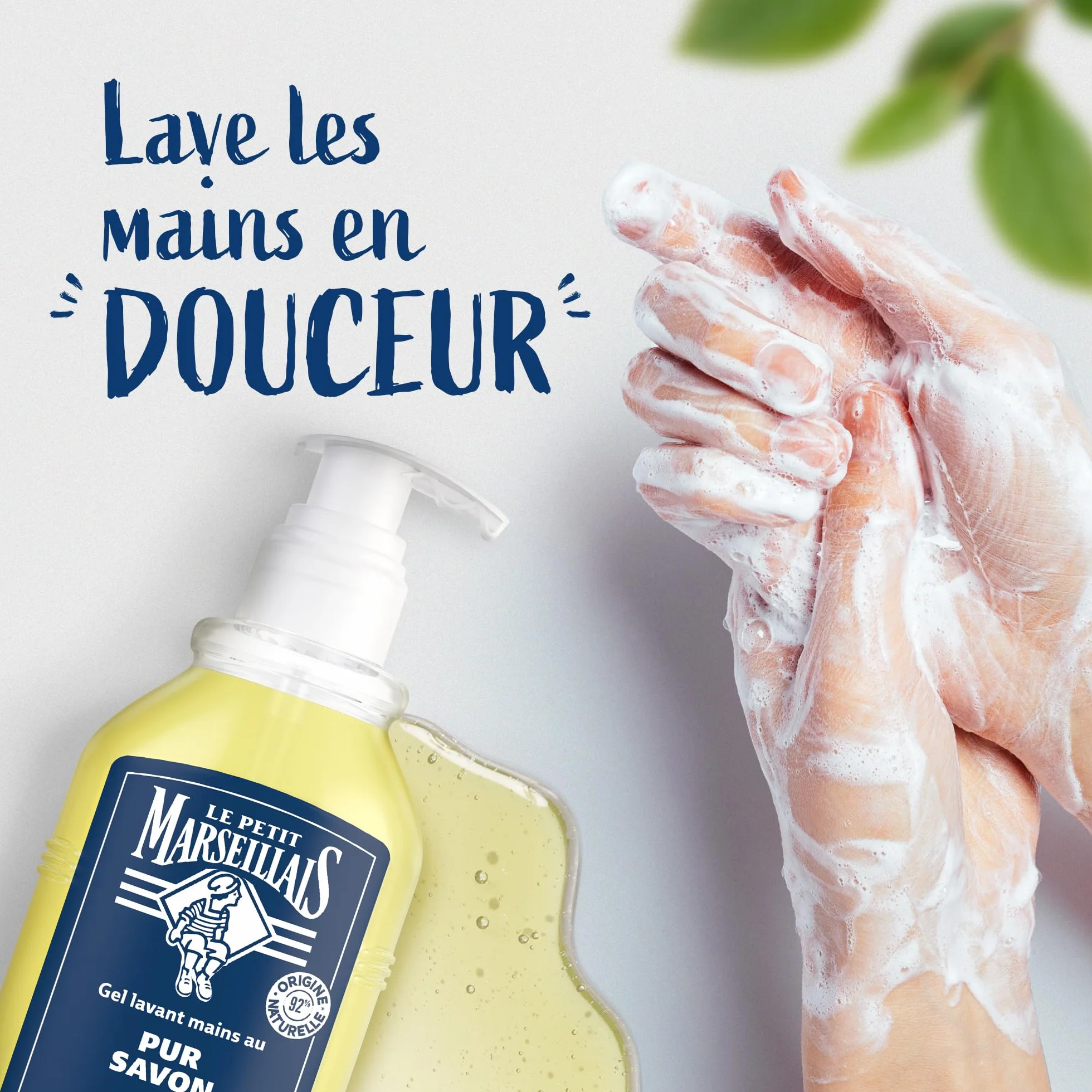 Le Petit Marseillais Gel Lavant Mains Pur Savon 300 ml Savon Liquide pH Neutre