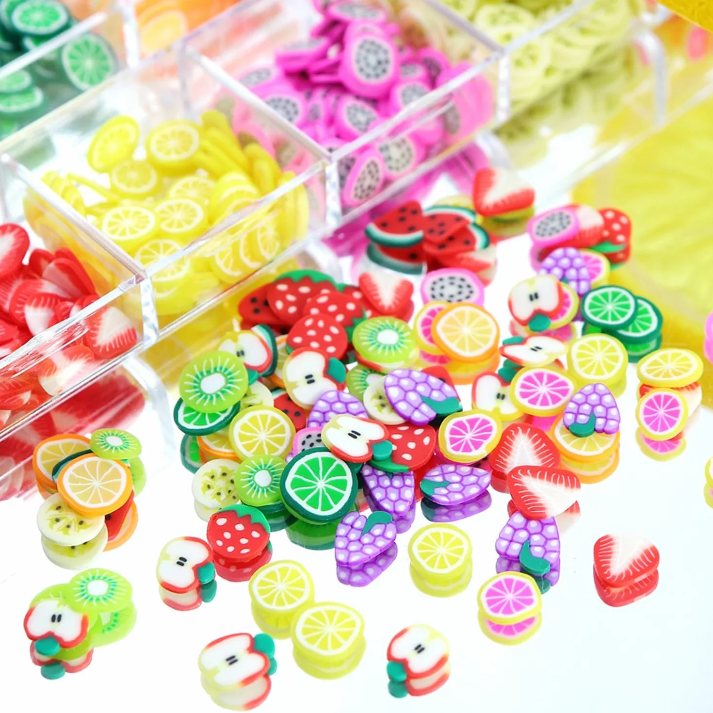 Nail Art Decorations Fruits Flakes Accessoires Manucure